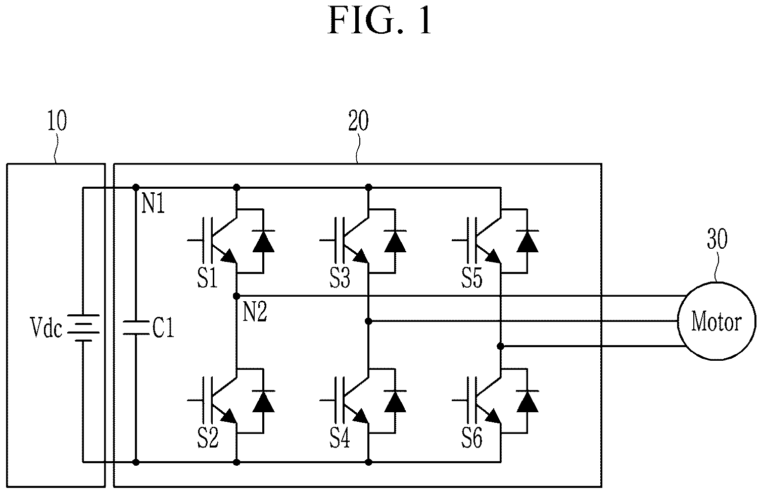 Patent US12562655 — Device and method for controlling inverter — Figure 1