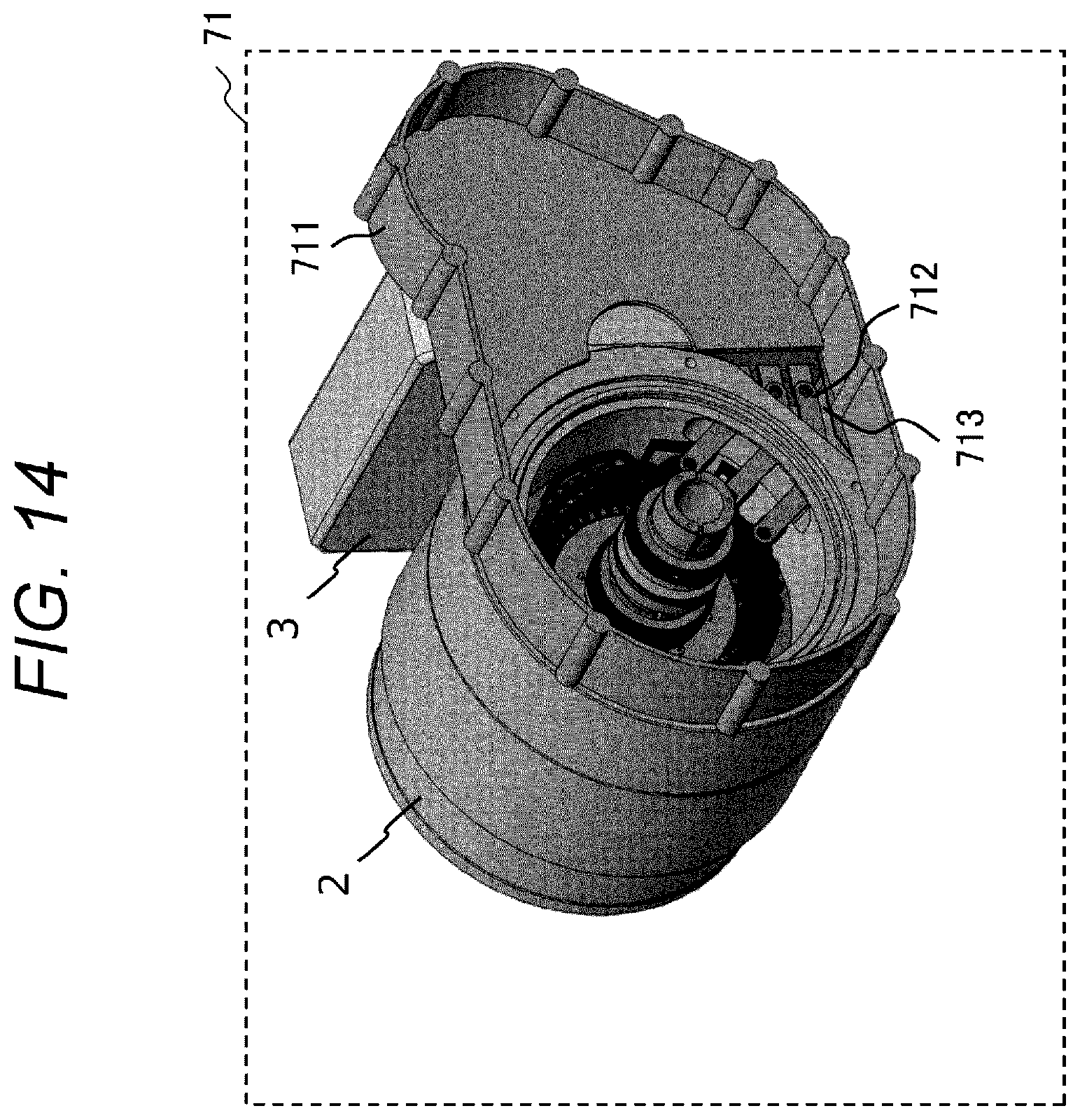Patent US12562657 Figure 14 – Inverter control device, hybrid system, electromechanical integrated unit, electric vehicle system, and inverter control method