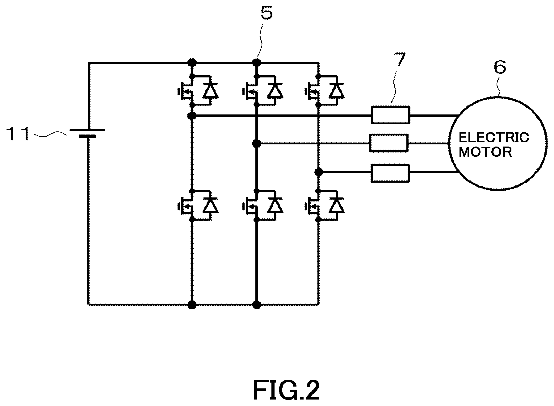 Patent US12562664 Figure 2 – Electric motor controller