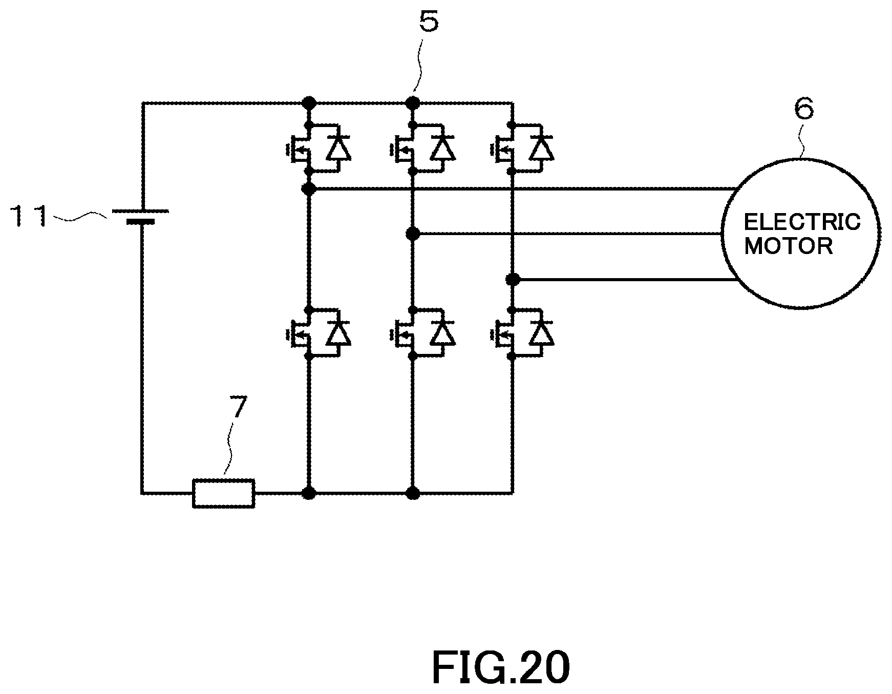 Patent US12562664 Figure 20 – Electric motor controller