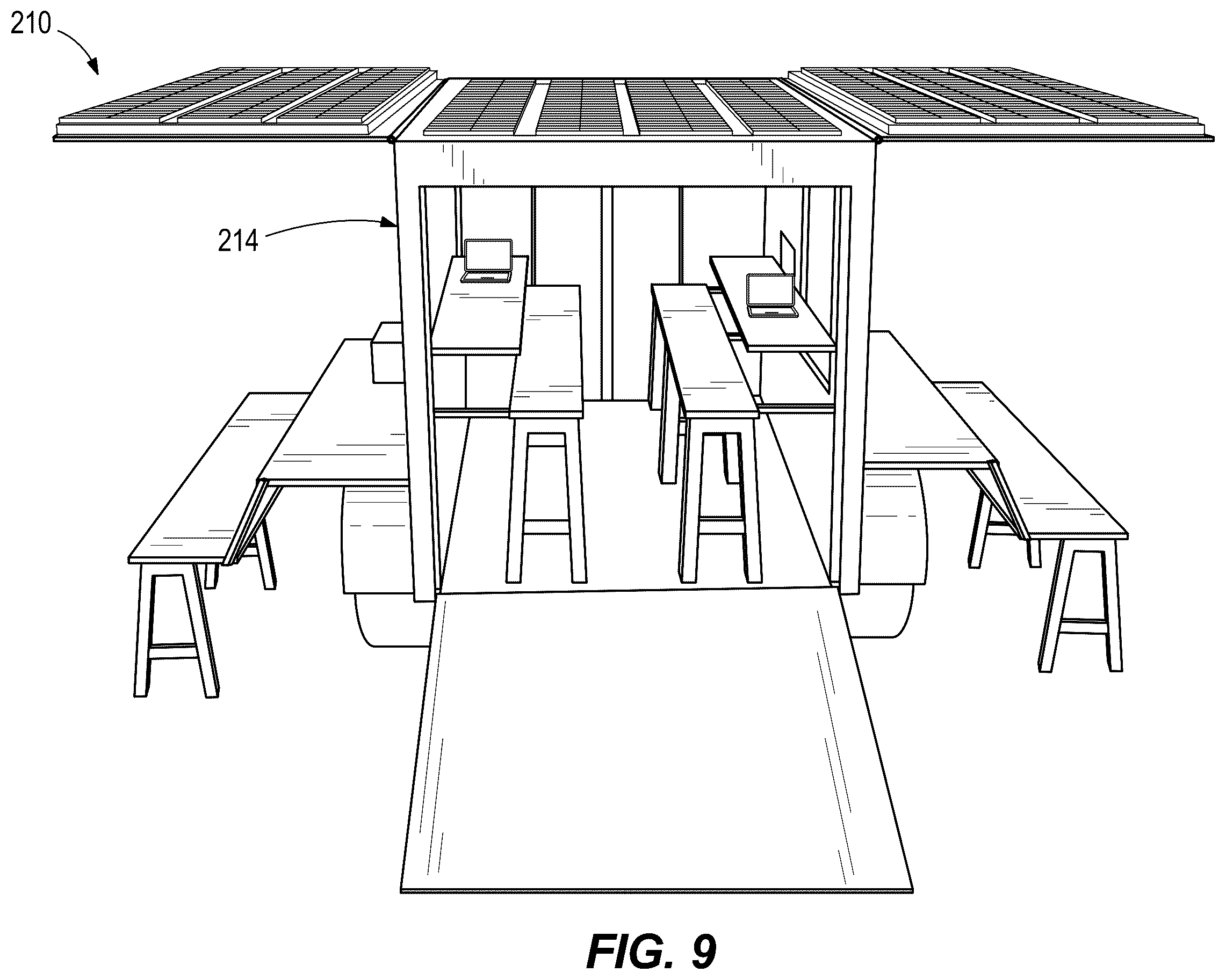 Patent US12562670 Figure 8 – Mobile generator