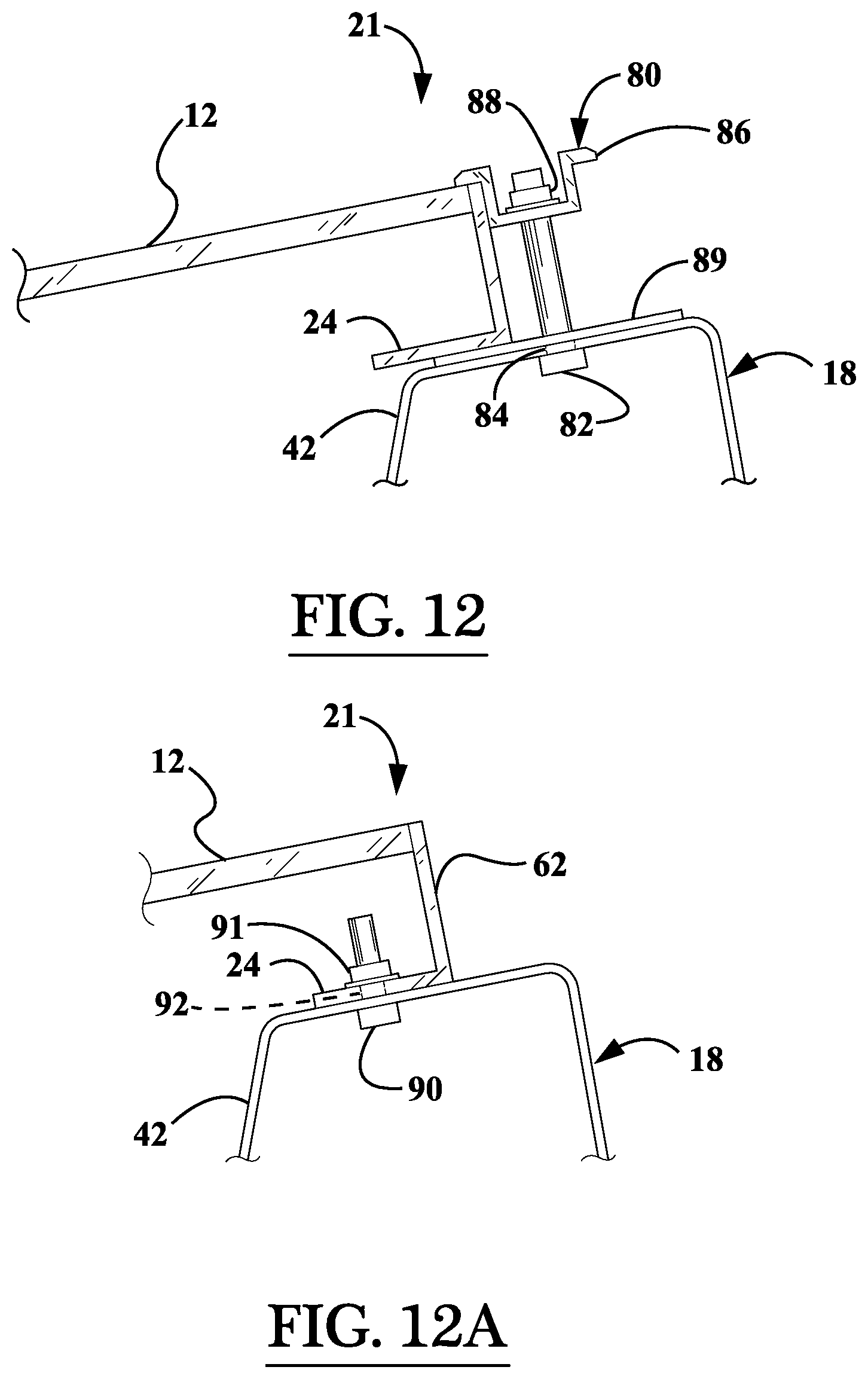 Patent US12562673 Figure 8 – Support assembly for photovoltaic modules and mounting system using the same