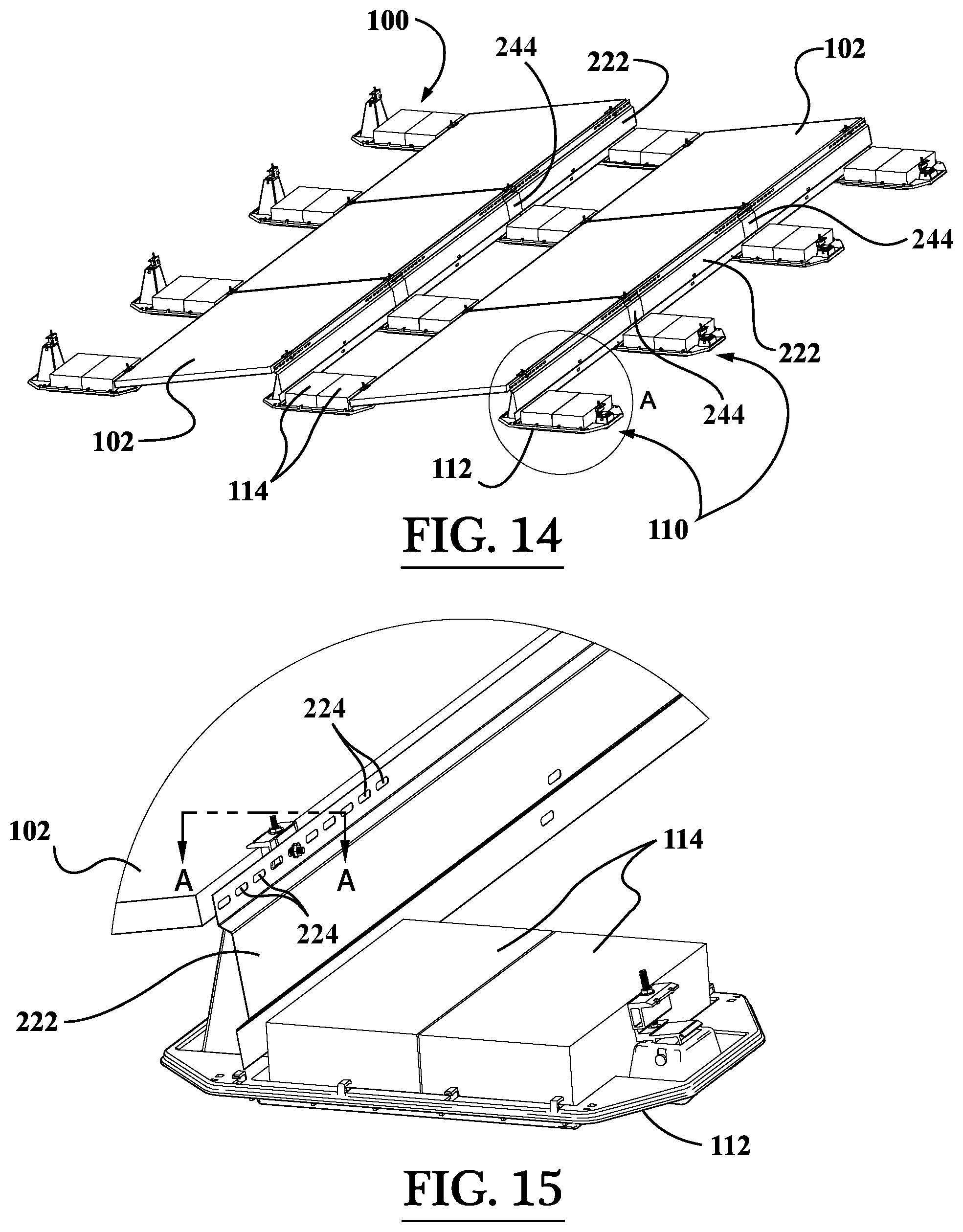 Patent US12562673 Figure 10 – Support assembly for photovoltaic modules and mounting system using the same