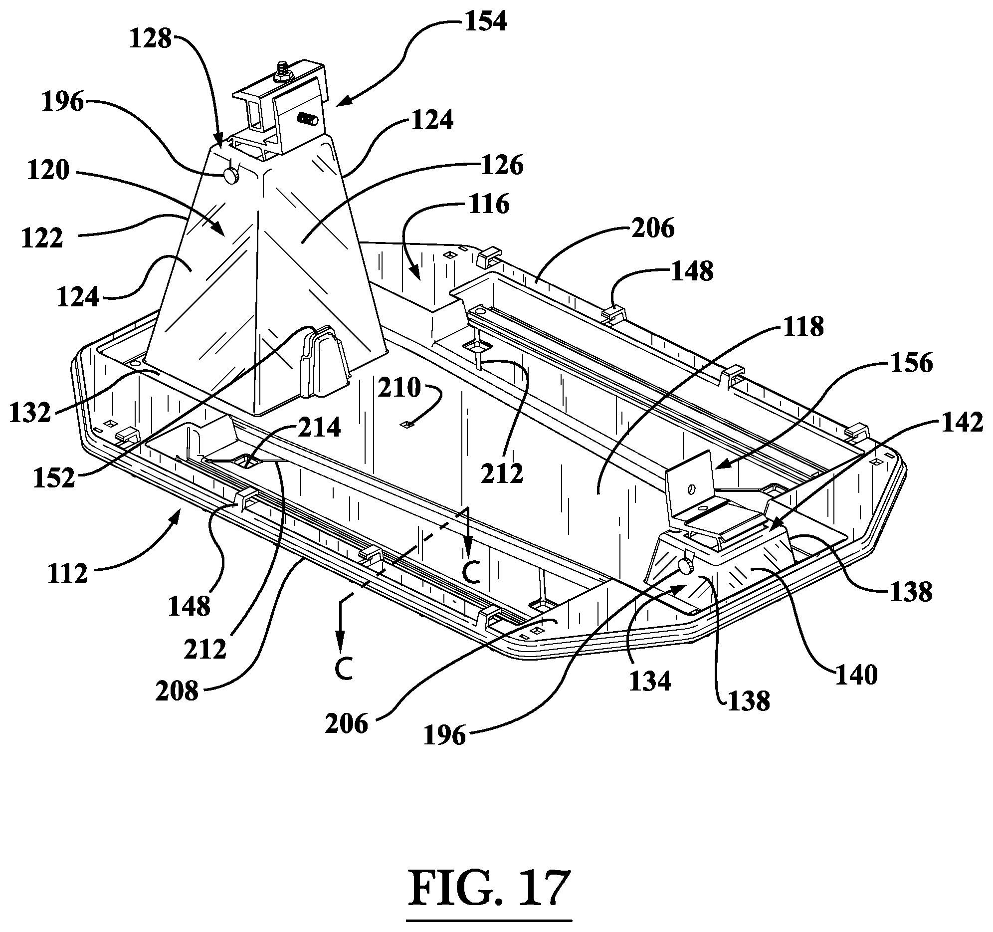 Patent US12562673 Figure 12 – Support assembly for photovoltaic modules and mounting system using the same