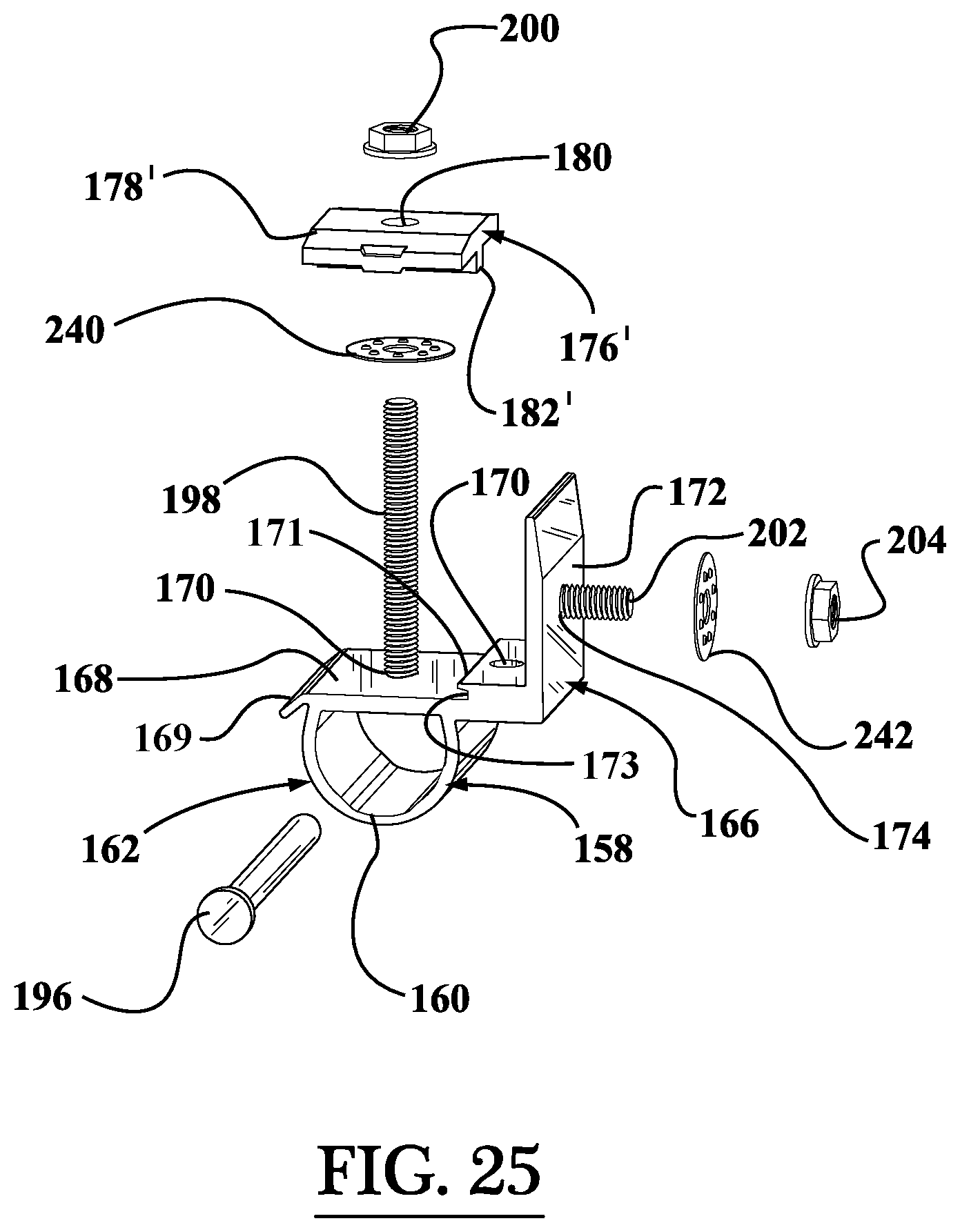 Patent US12562673 Figure 19 – Support assembly for photovoltaic modules and mounting system using the same