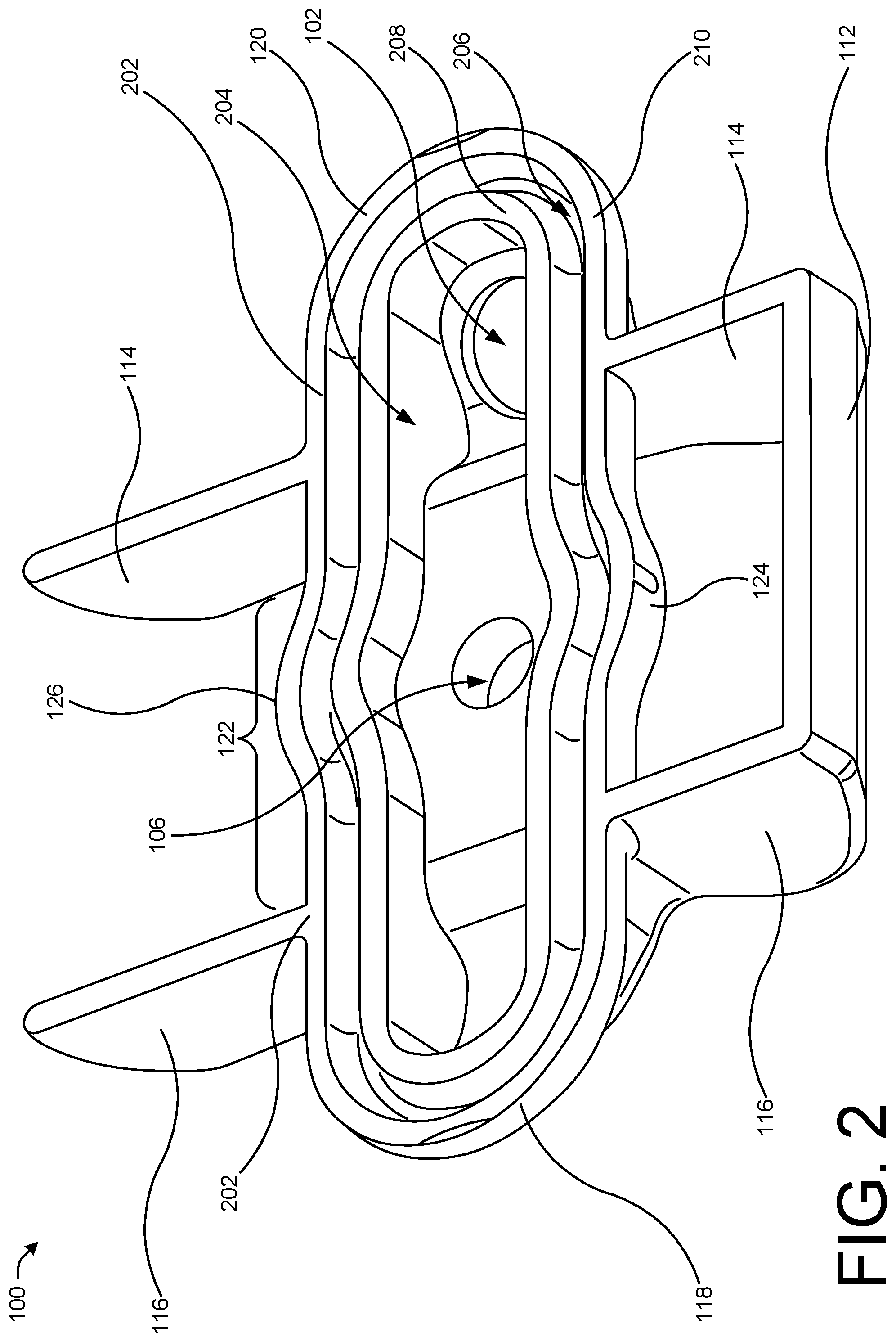 Patent US12562674 Figure 2 – Roof interface with sealant injection ports