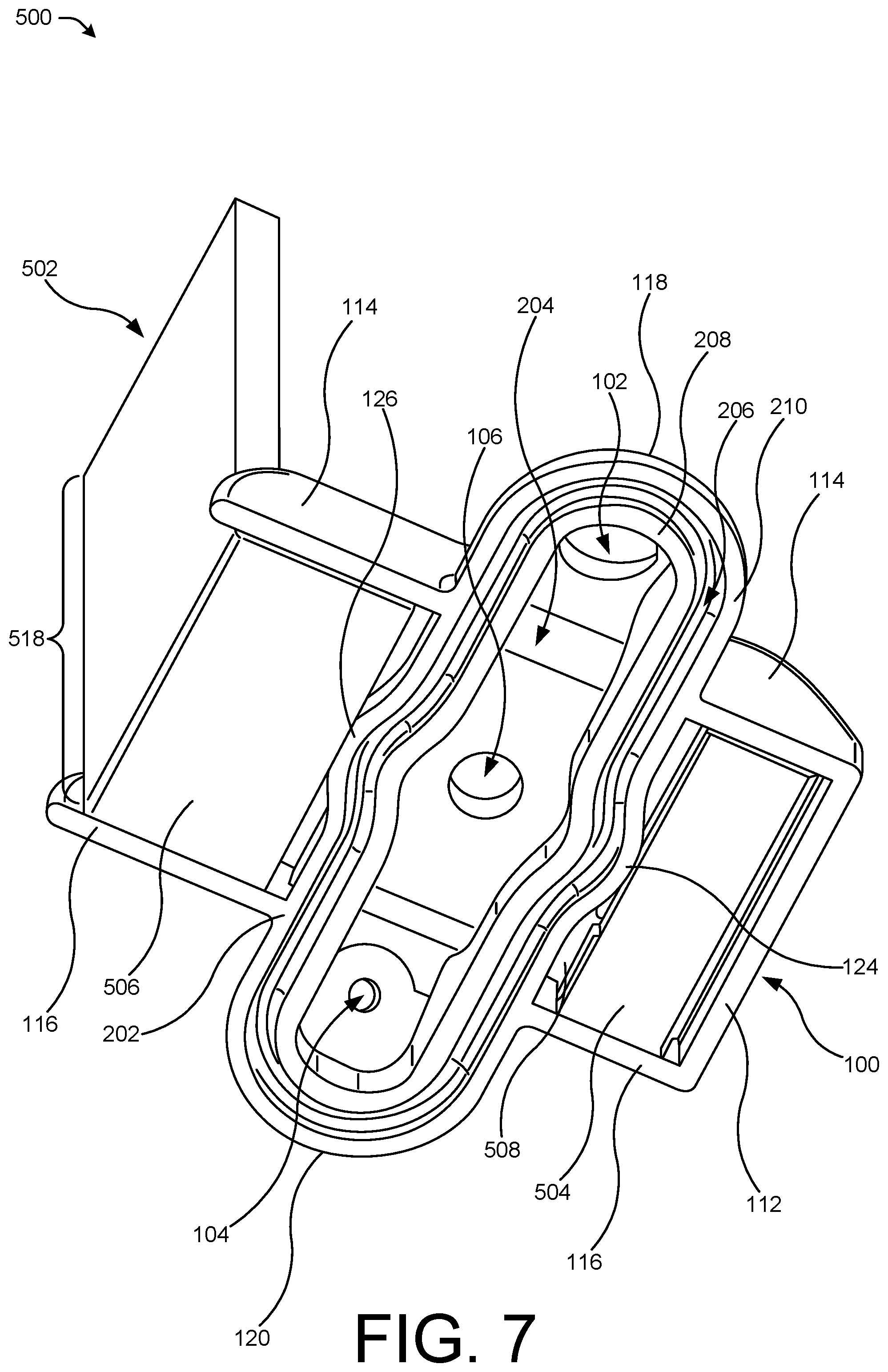 Patent US12562674 Figure 7 – Roof interface with sealant injection ports
