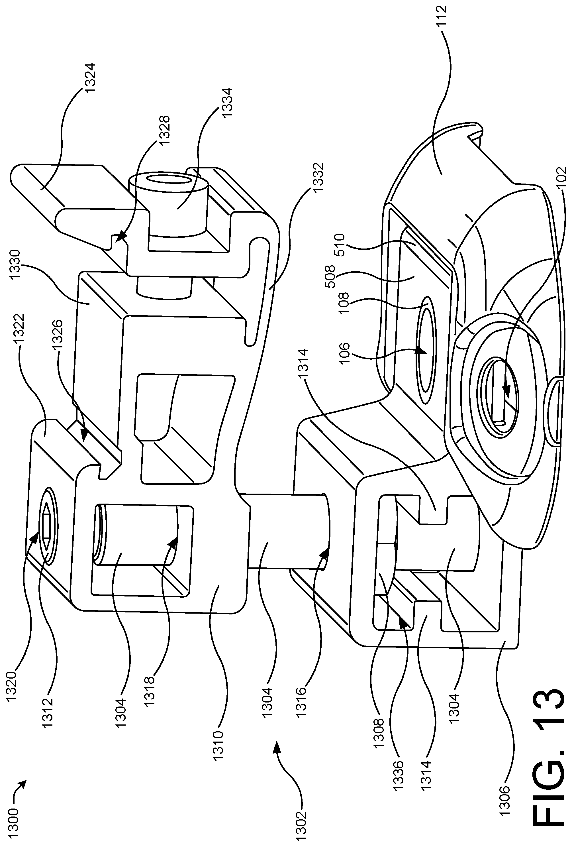 Patent US12562674 Figure 13 – Roof interface with sealant injection ports