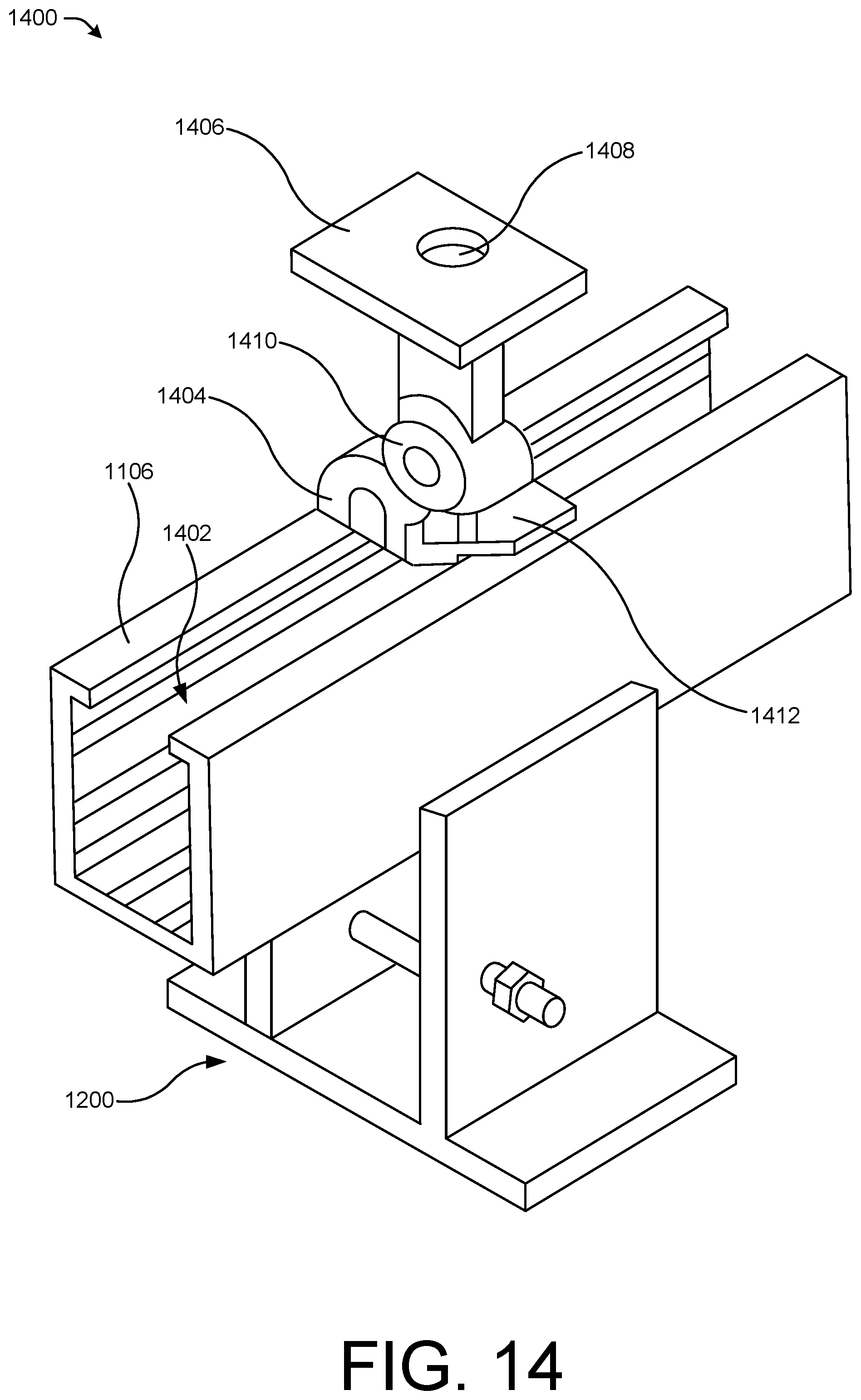 Patent US12562674 Figure 14 – Roof interface with sealant injection ports