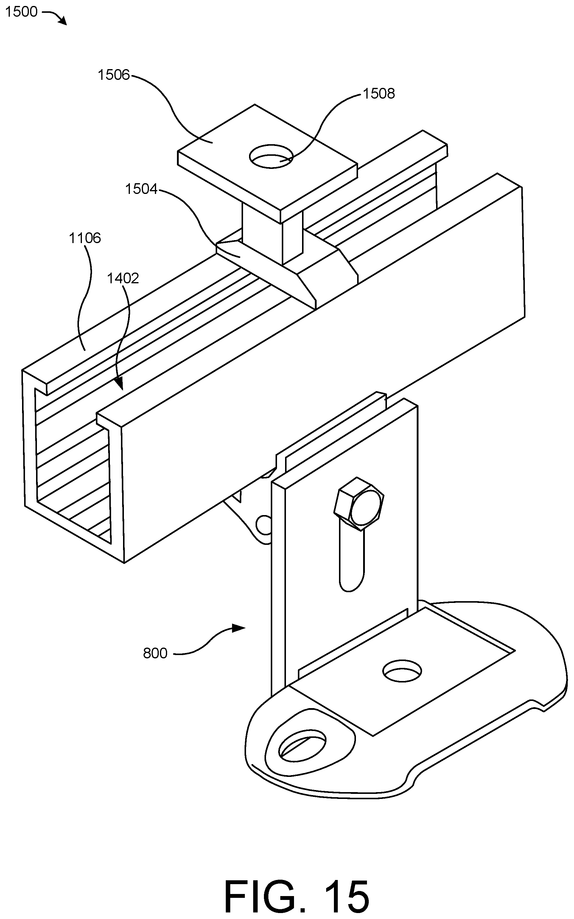 Patent US12562674 Figure 15 – Roof interface with sealant injection ports