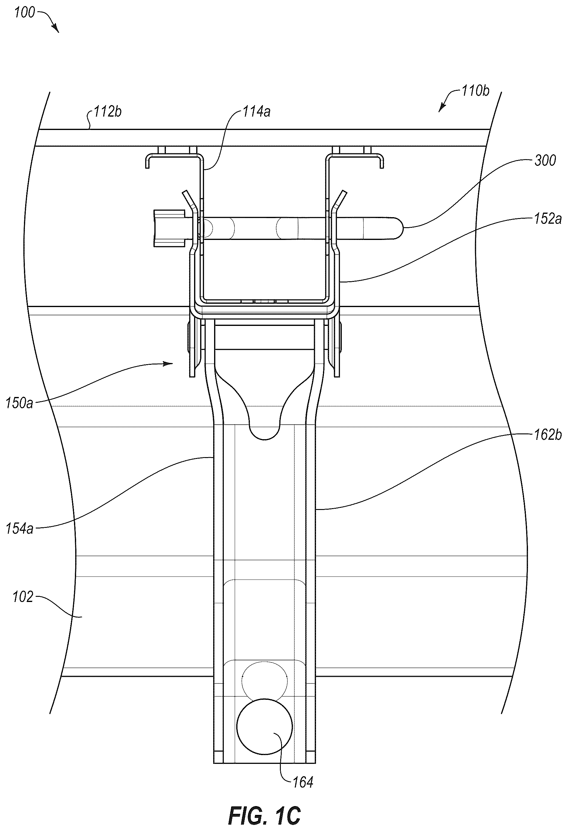 Patent US12562675 Figure 3 – Mounting pin for photovoltaic module mounting system