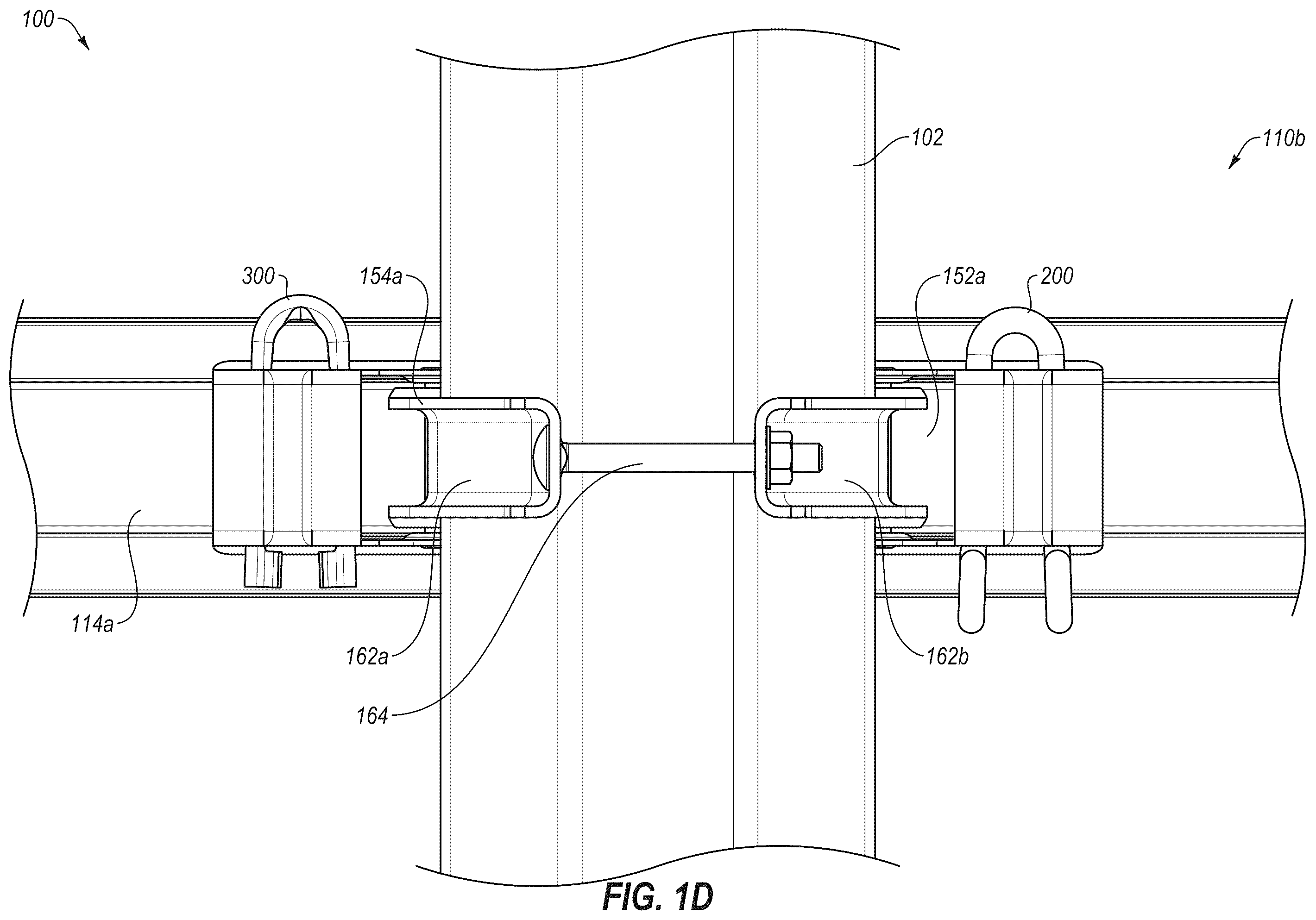 Patent US12562675 Figure 4 – Mounting pin for photovoltaic module mounting system