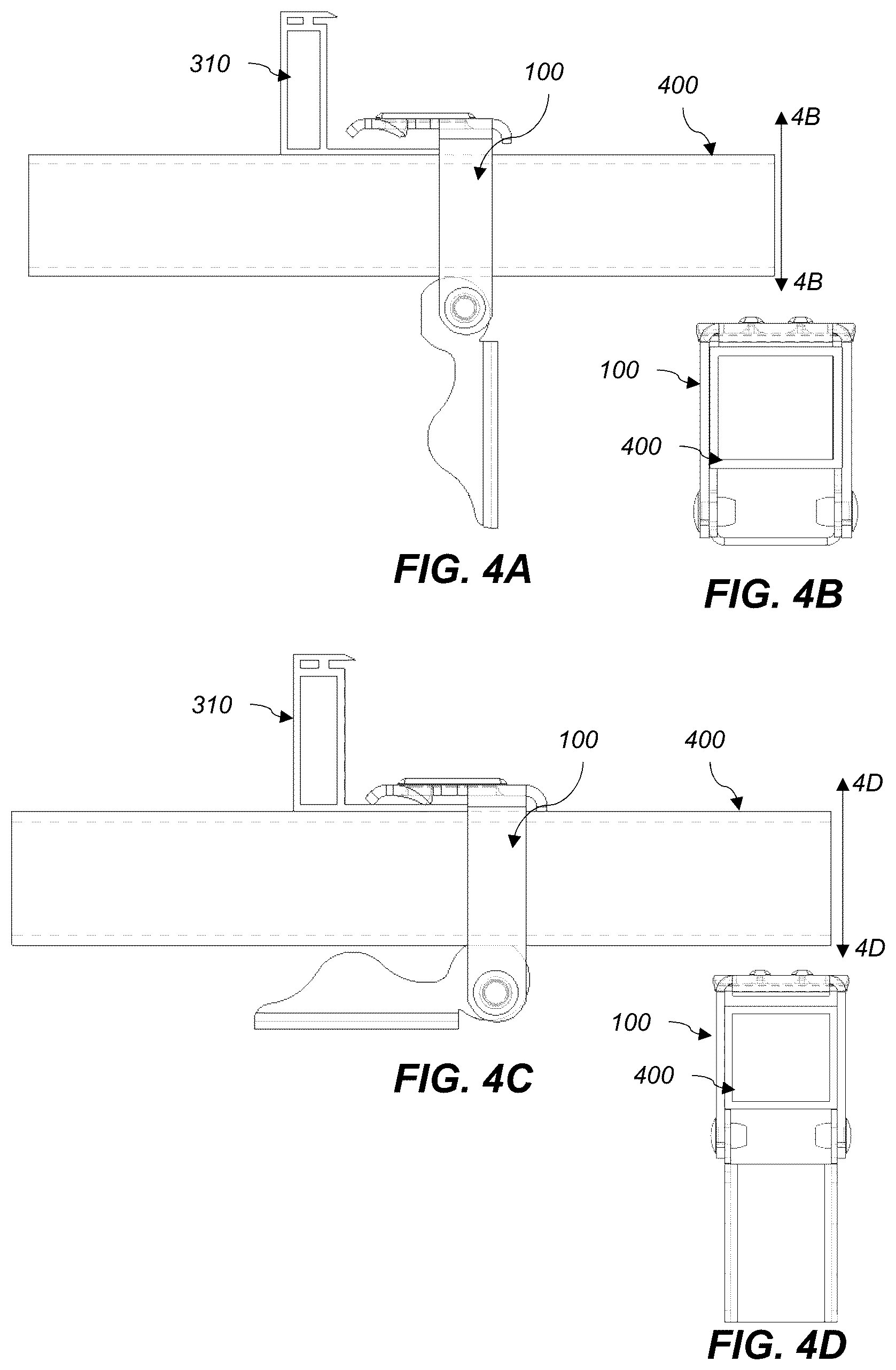 Patent US12562676 Figure 10 – Levers for solar panel clamp assemblies