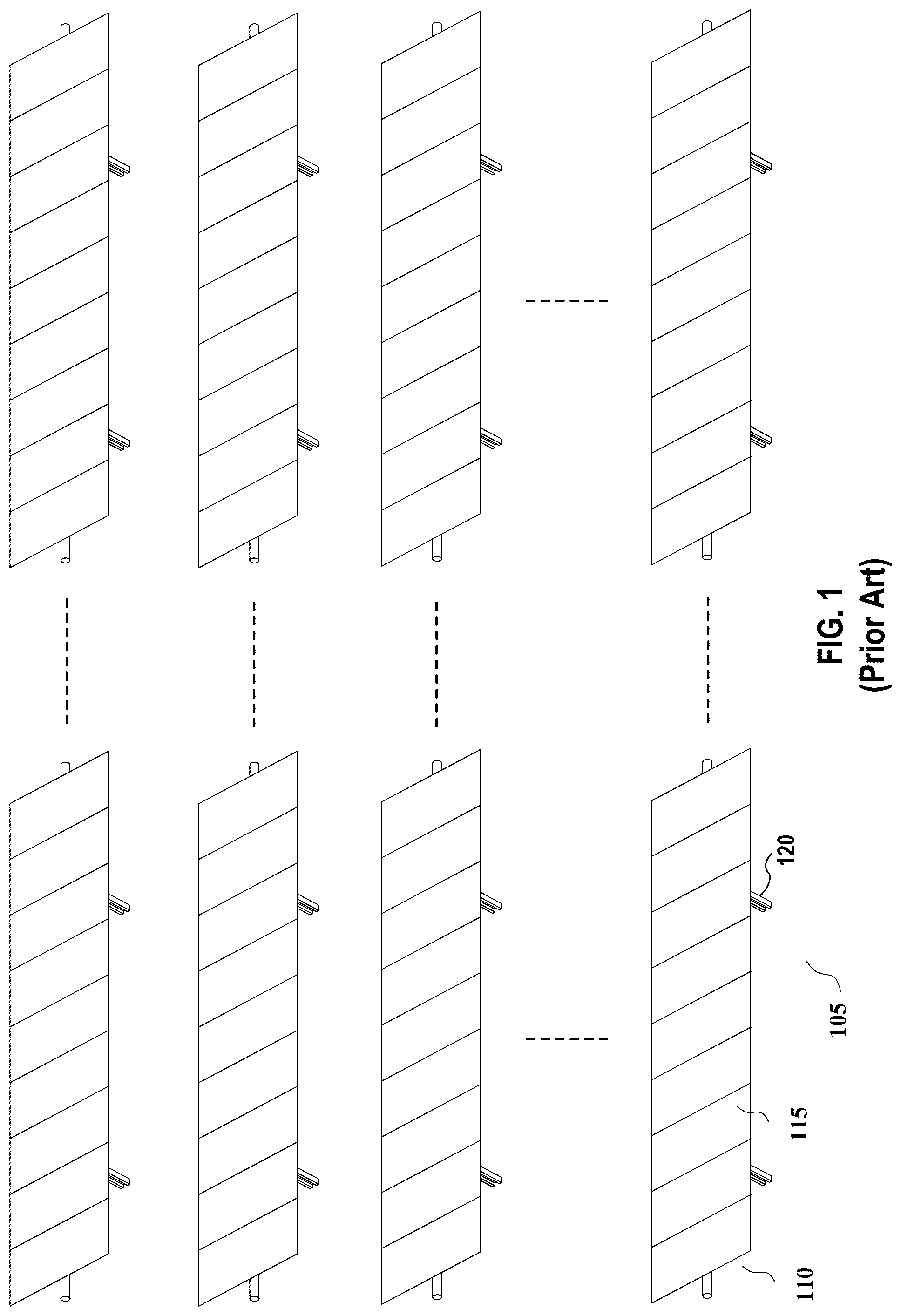 Patent US12562678 — High stow solar tracker with hail protection — Figure 1