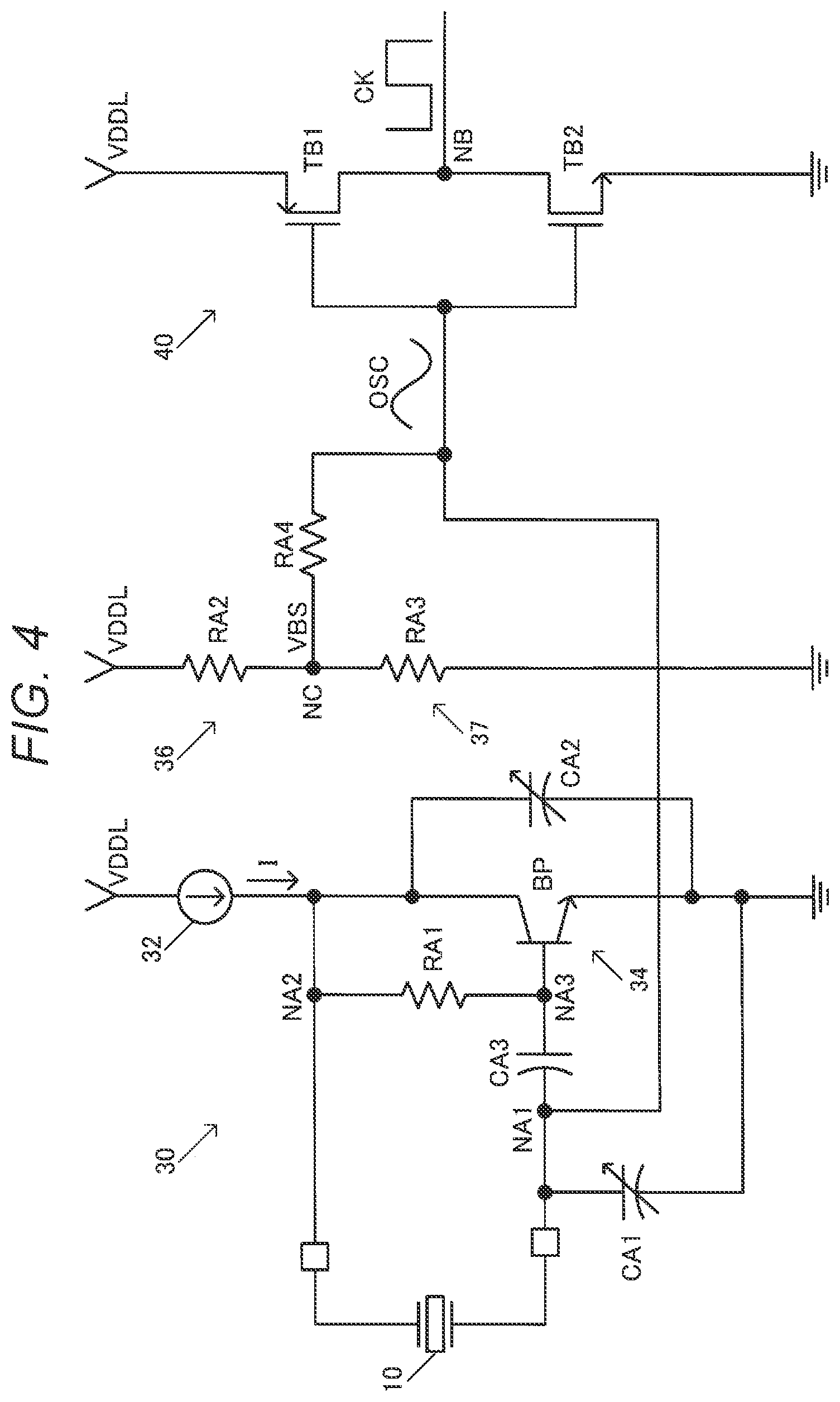 Patent US12562685 Figure 4 – Circuit device and oscillator