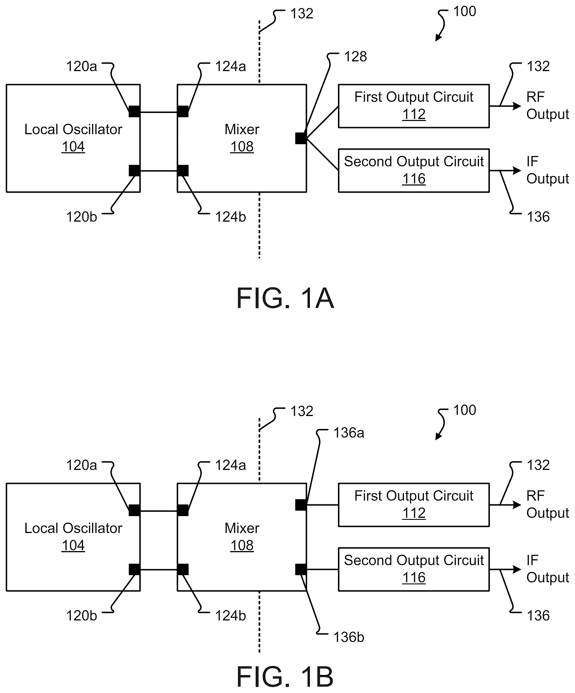 Patent US12562686 Figure 1 – Balanced mixer
