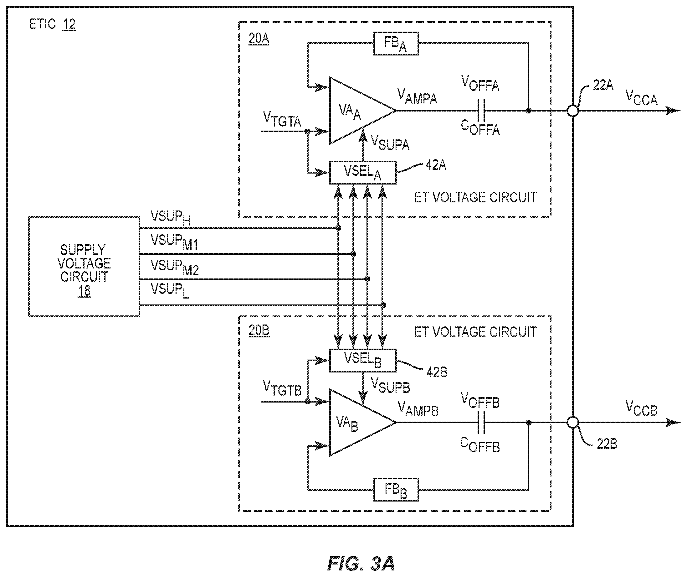 Patent US12562688 Figure 3 – Power management circuit operable with multiple supply voltages