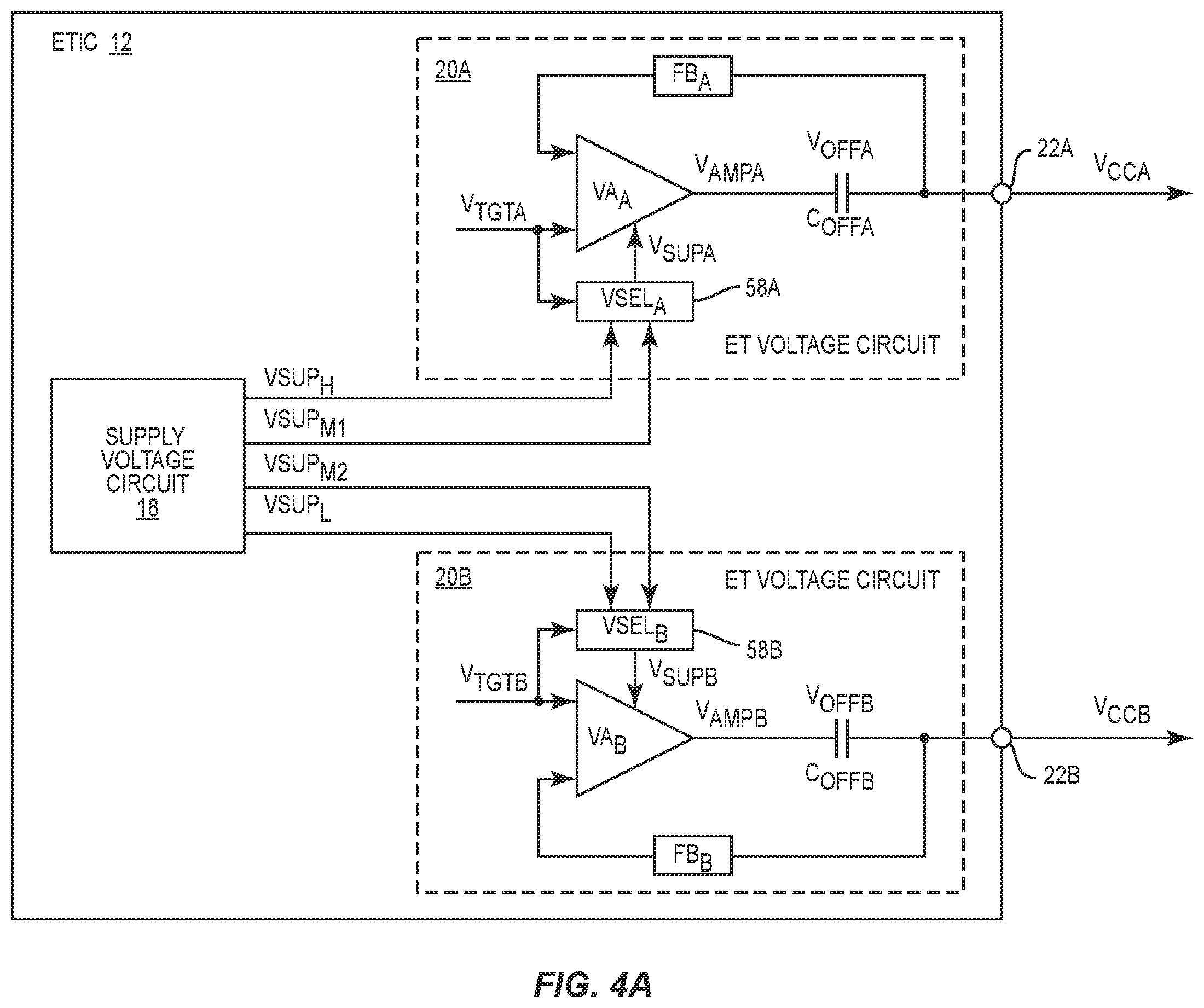 Patent US12562688 Figure 5 – Power management circuit operable with multiple supply voltages