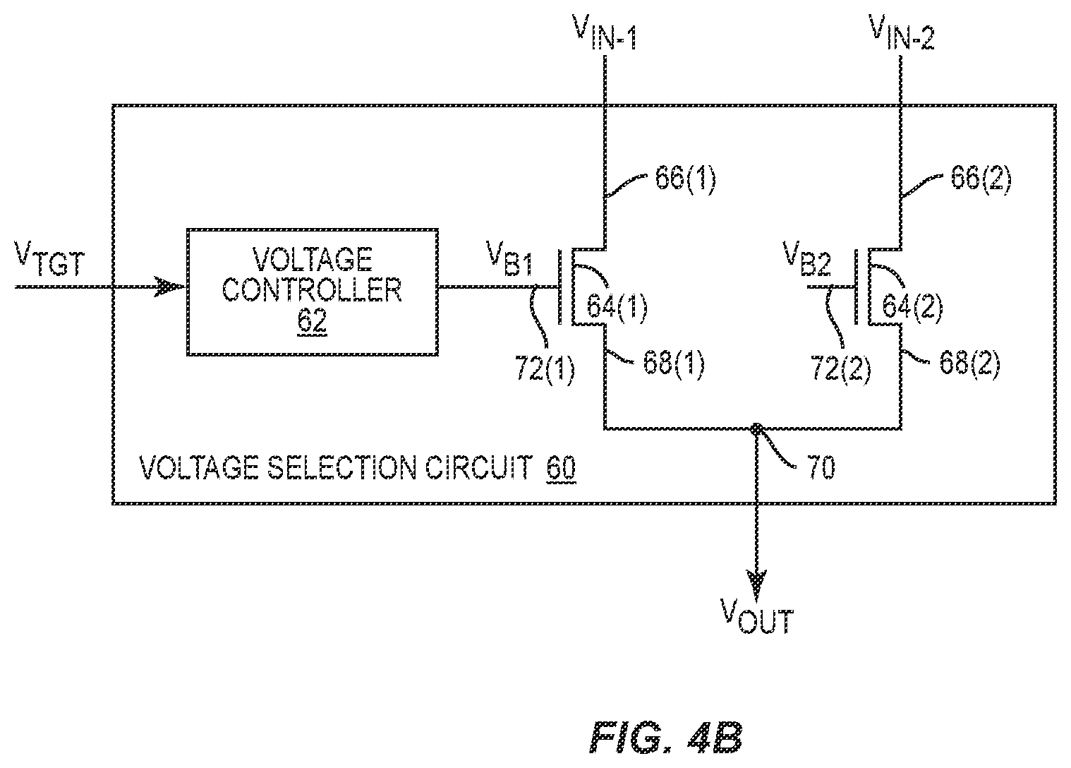 Patent US12562688 Figure 6 – Power management circuit operable with multiple supply voltages