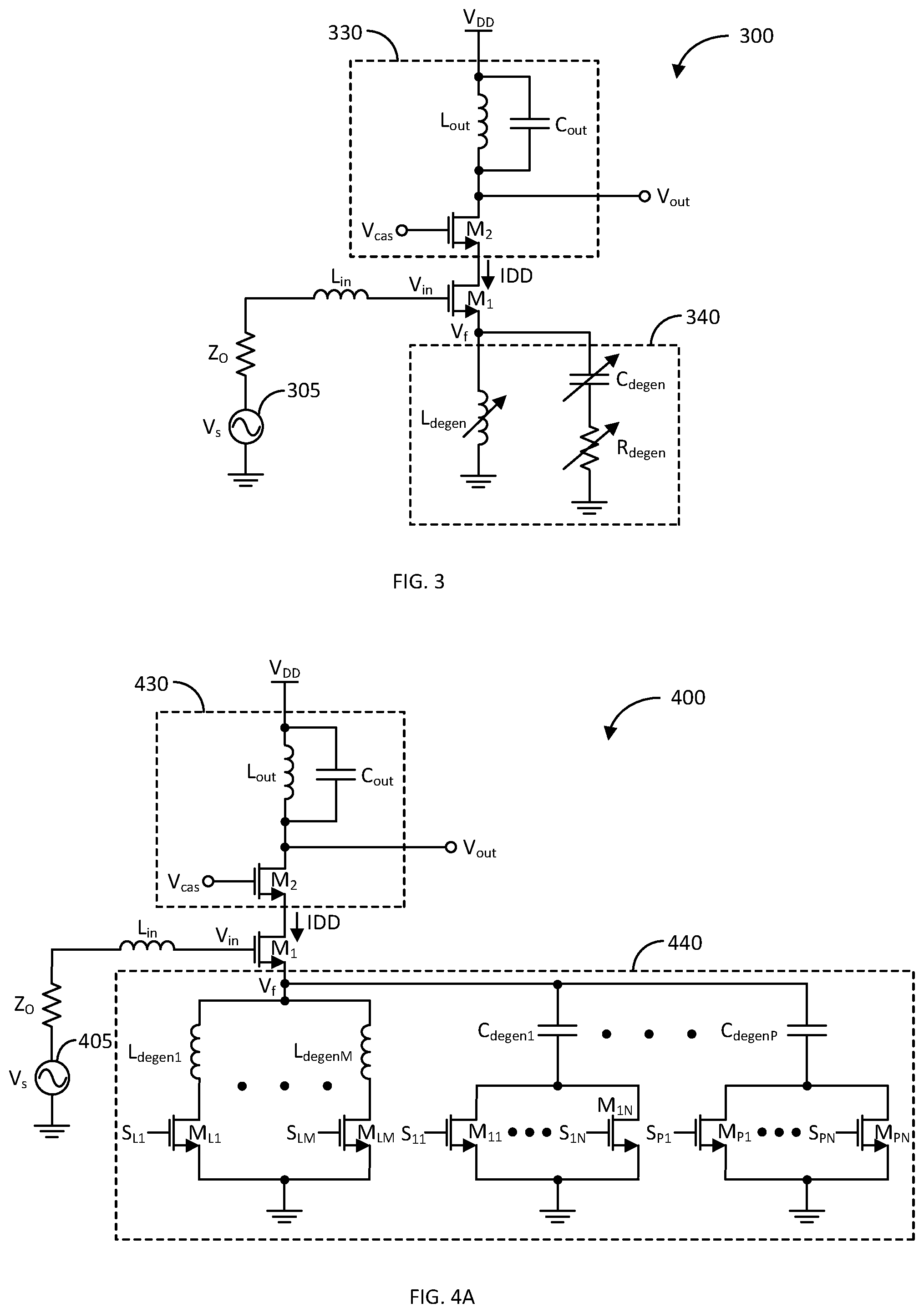 Patent US12562690 Figure 3 – Linearization of low gain low-noise amplifiers through third-order distortion cancellation