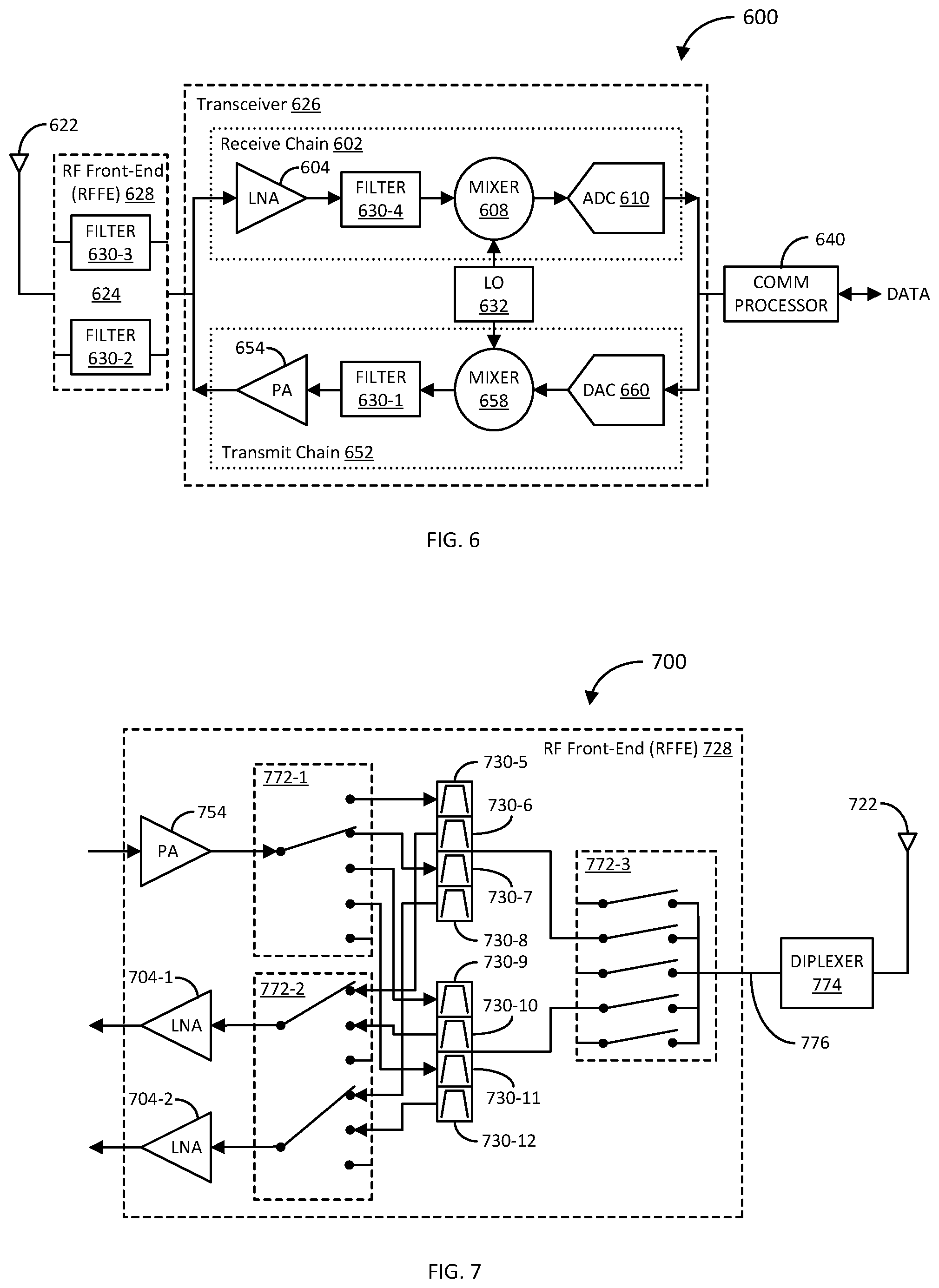 Patent US12562690 Figure 6 – Linearization of low gain low-noise amplifiers through third-order distortion cancellation