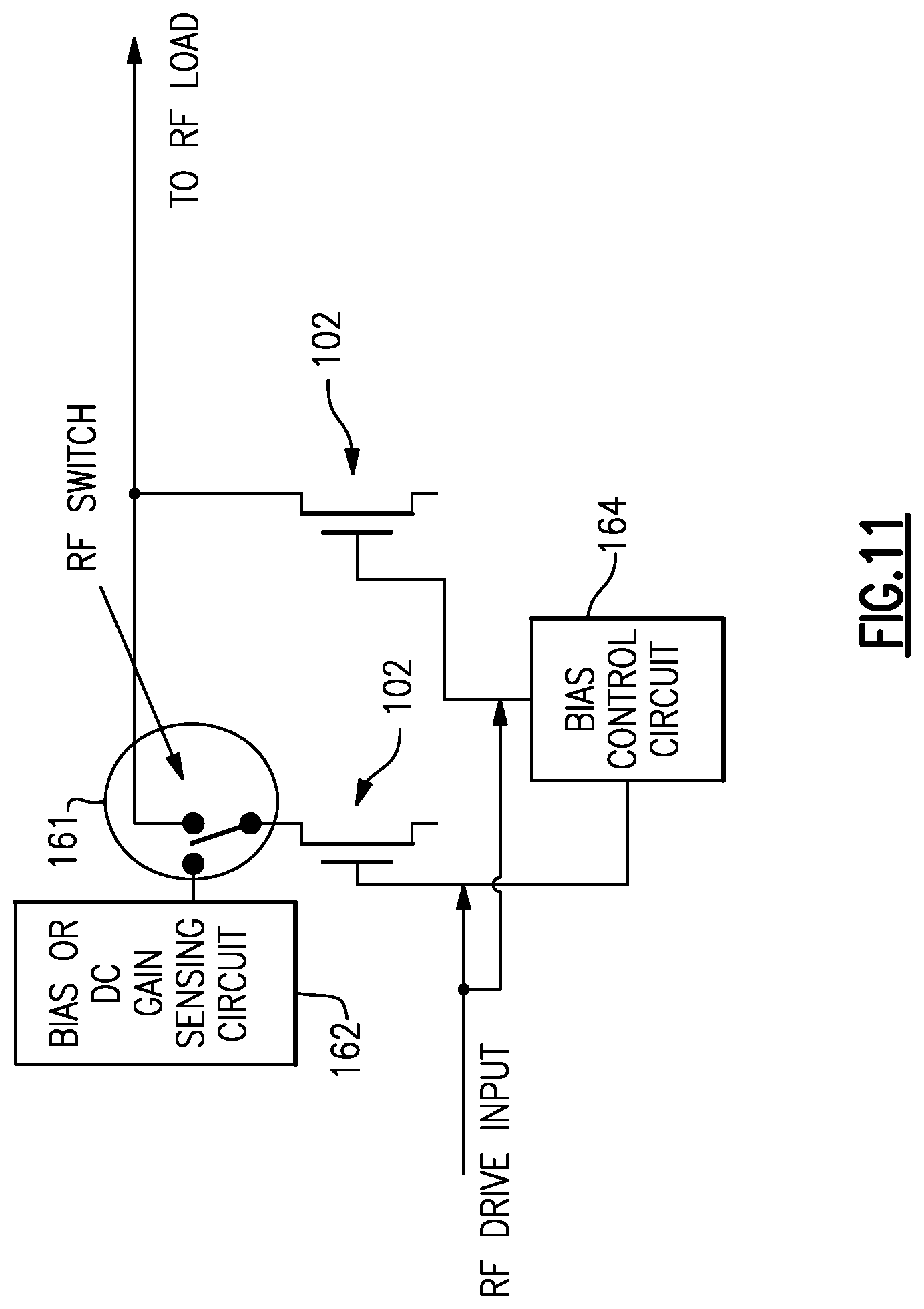 Patent US12562691 Figure 8 – Power amplifier having adaptive array size