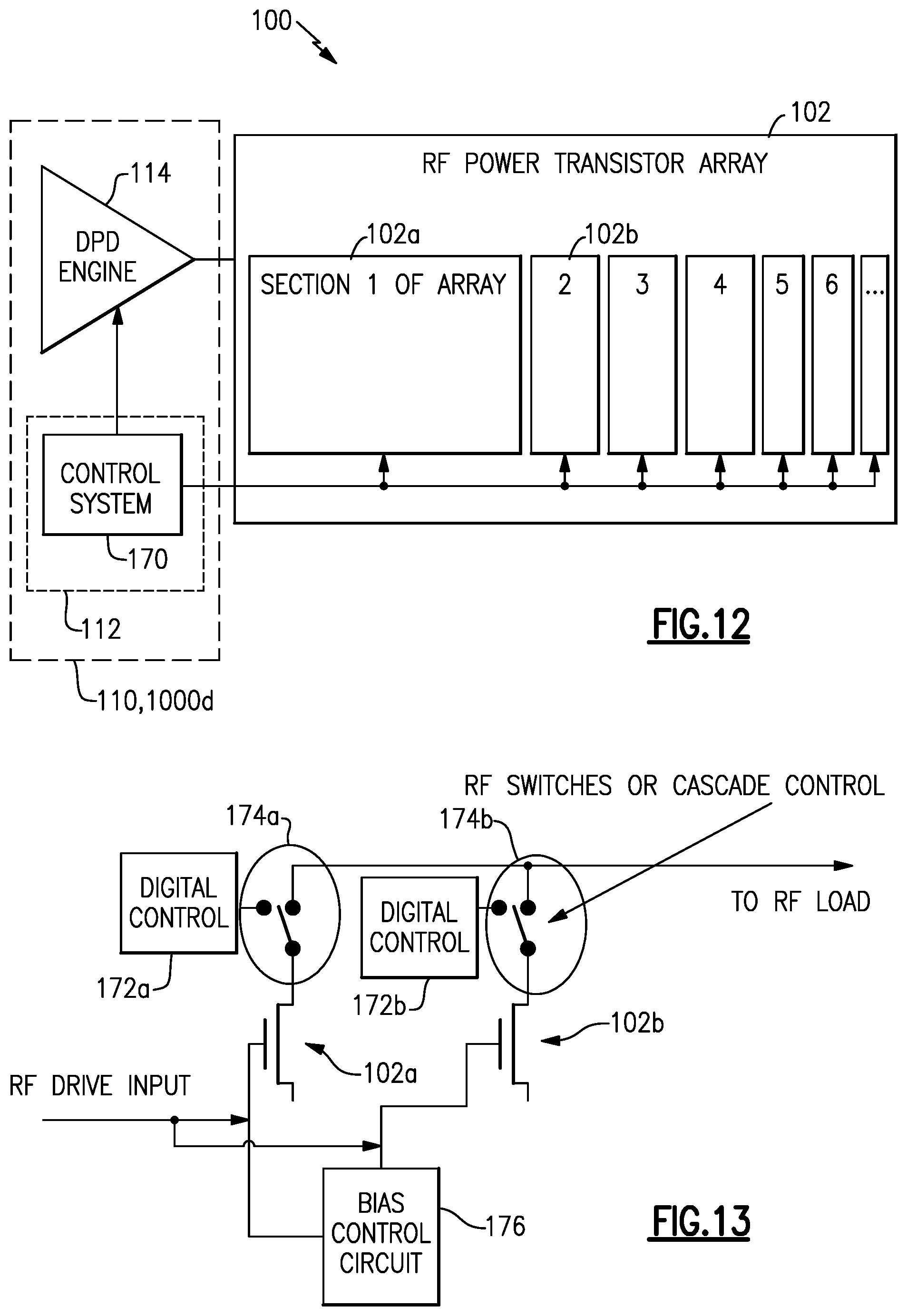Patent US12562691 Figure 9 – Power amplifier having adaptive array size