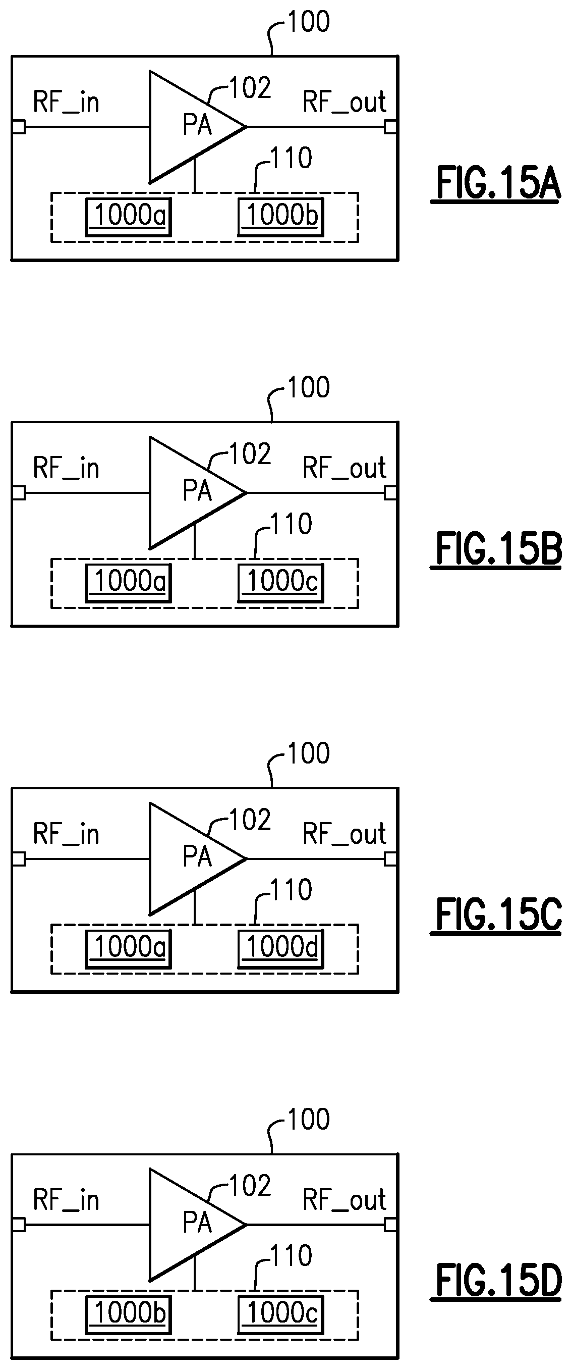 Patent US12562691 Figure 11 – Power amplifier having adaptive array size