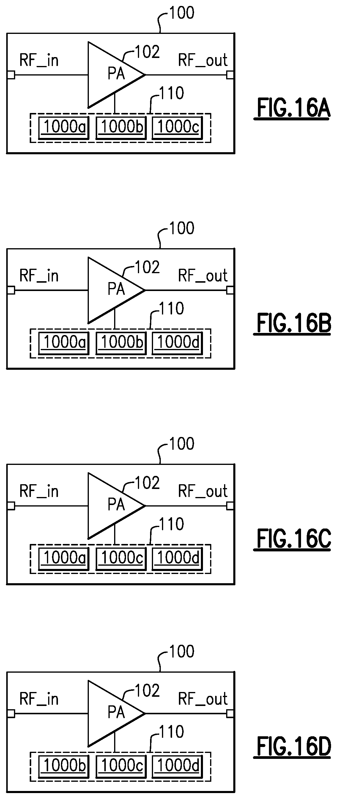 Patent US12562691 Figure 13 – Power amplifier having adaptive array size