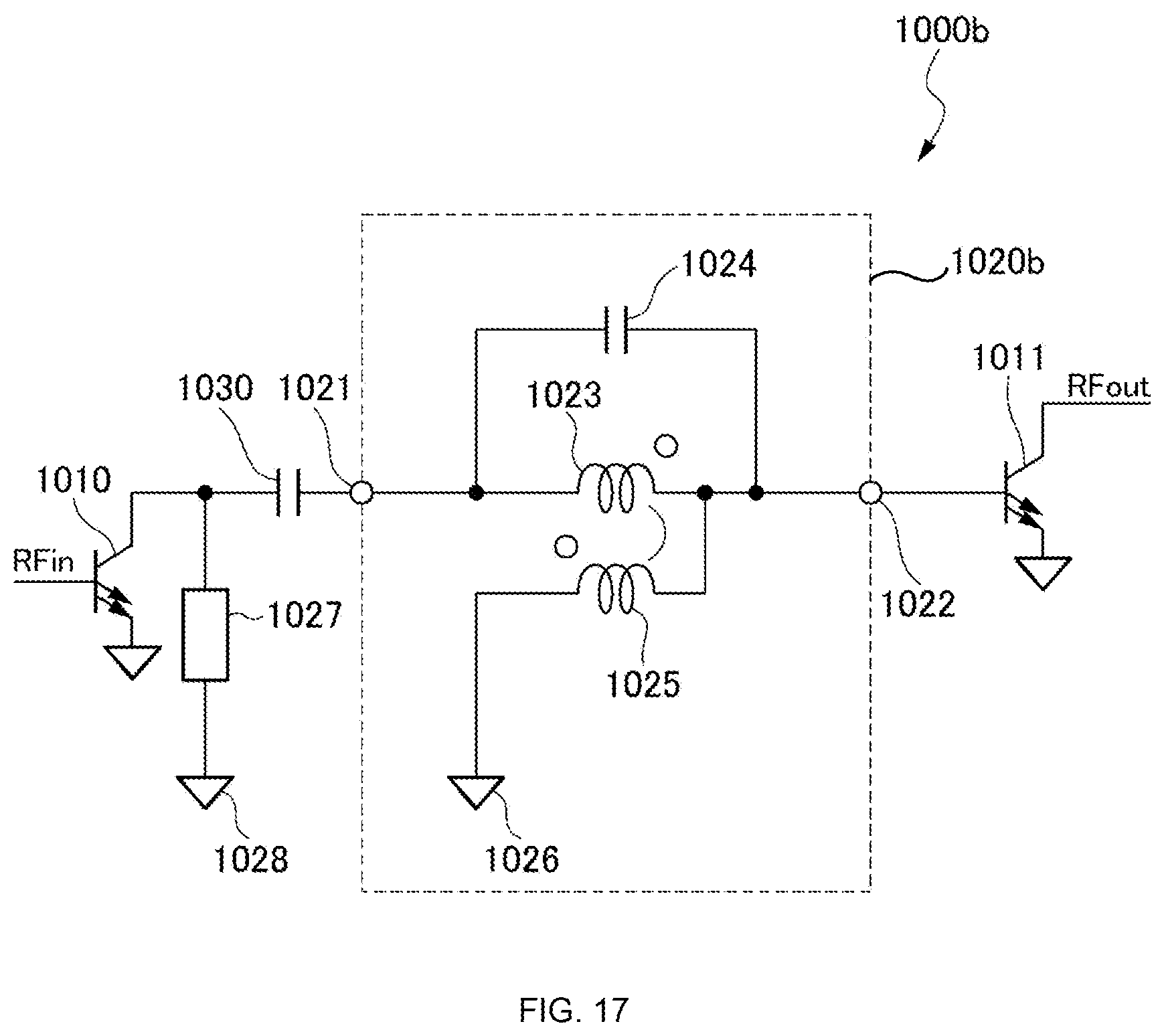 Patent US12562693 Figure 16 – Matching circuit and power amplifier circuit