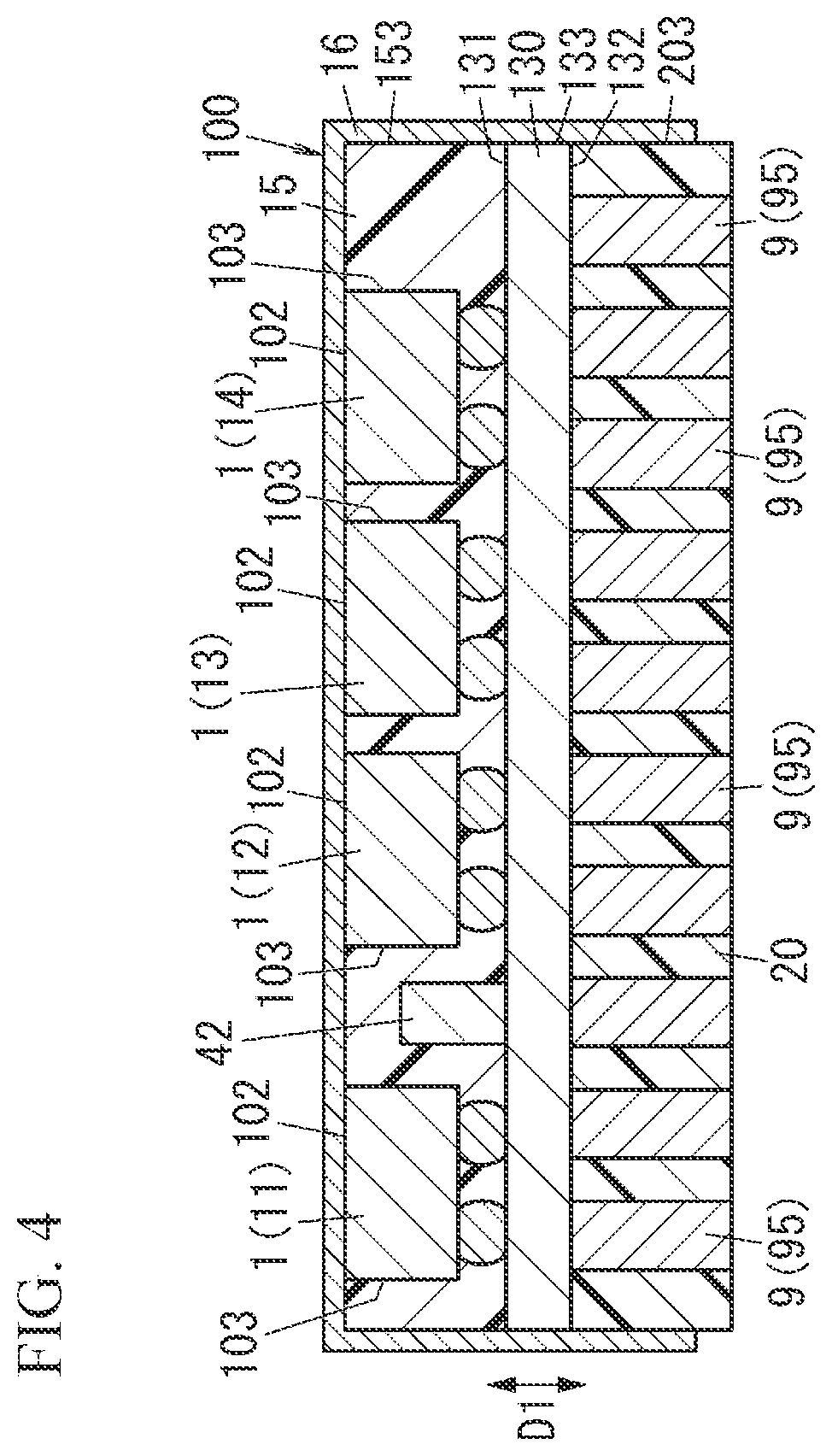 Patent US12562698 Figure 4 – Radio-frequency module and communication device