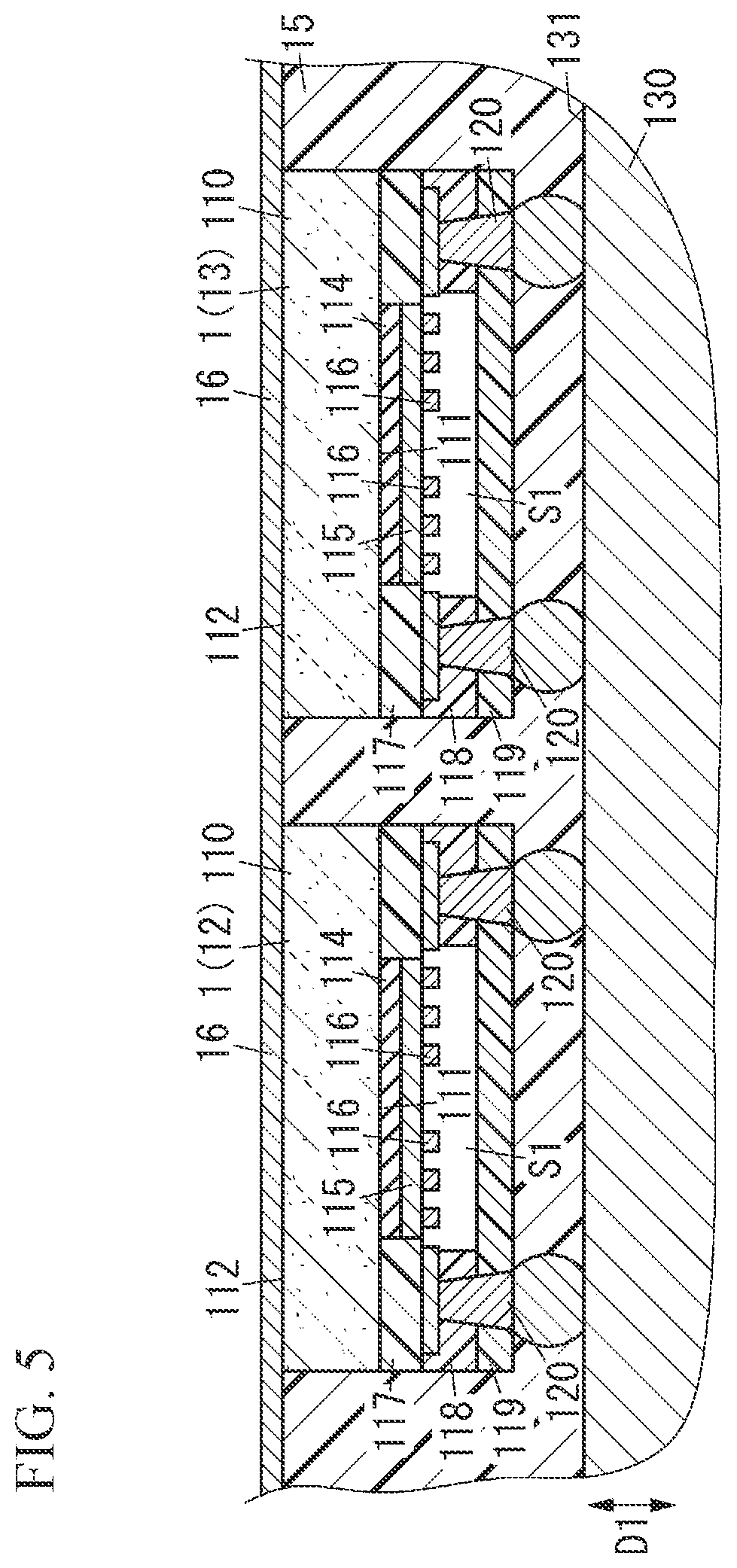 Patent US12562698 Figure 5 – Radio-frequency module and communication device
