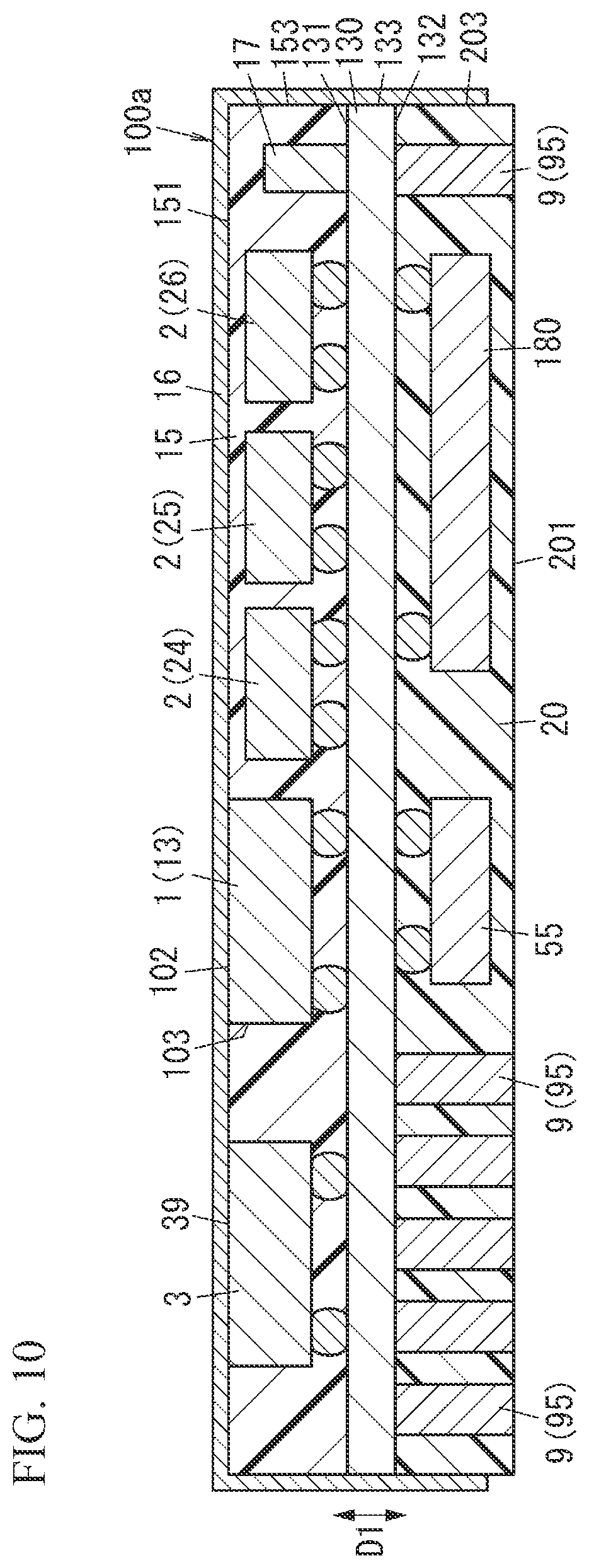 Patent US12562698 Figure 10 – Radio-frequency module and communication device