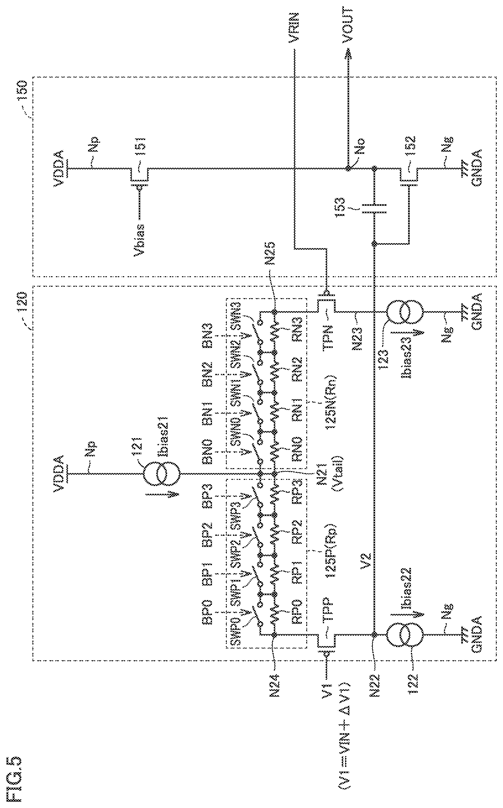 Patent US12562703 Figure 4 – Offset correction circuit
