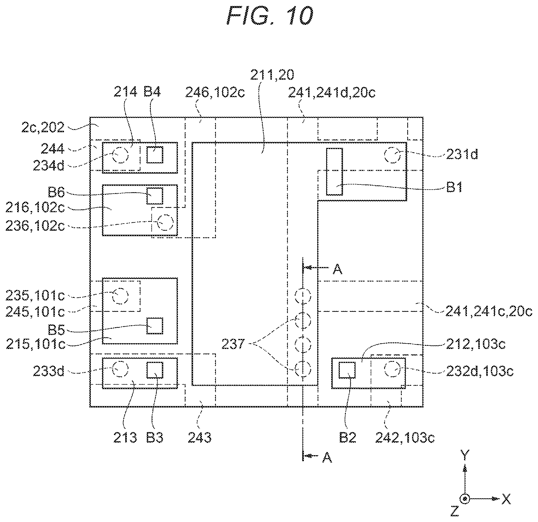 Patent US12562708 Figure 10 – Vibrator device