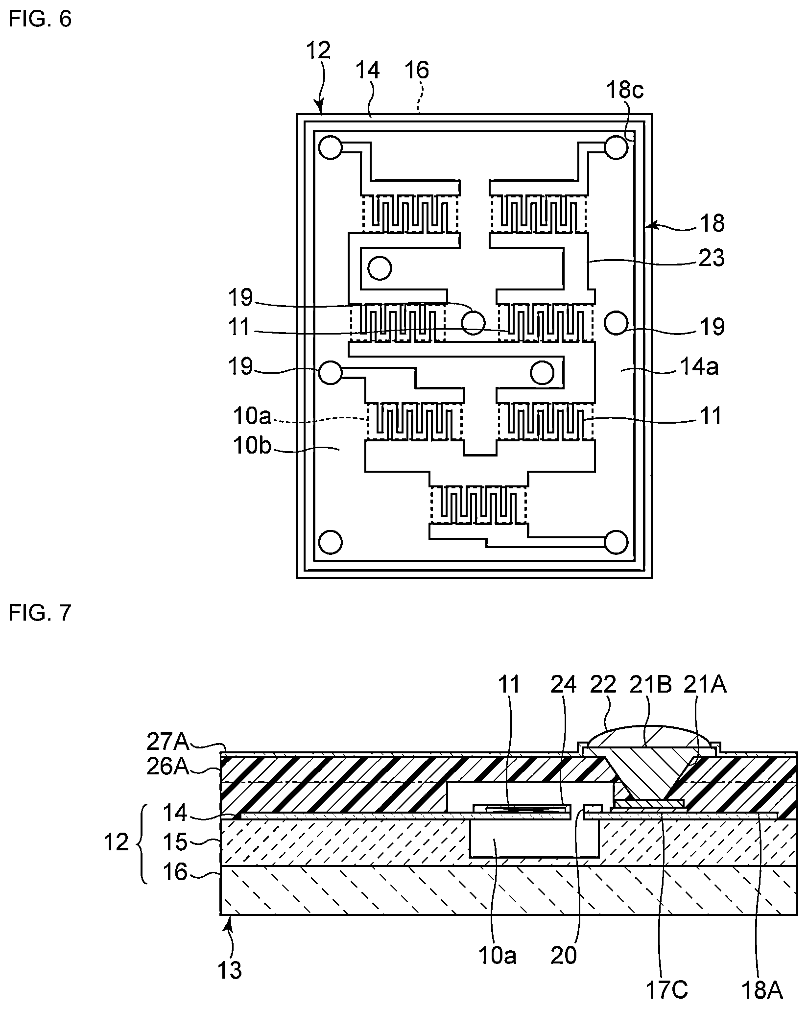 Patent US12562709 Figure 3 – Acoustic wave device