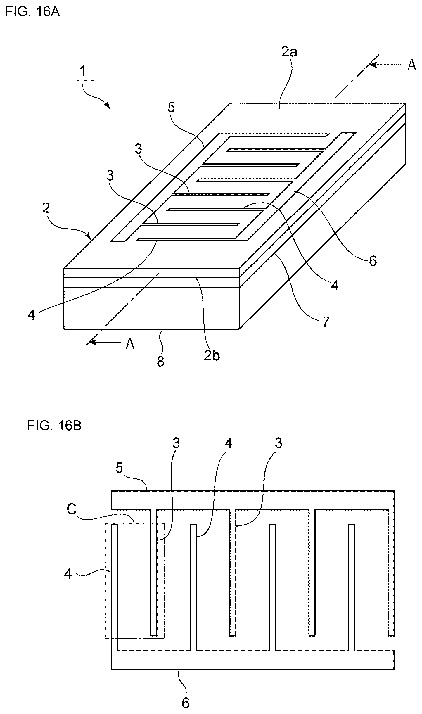 Patent US12562709 Figure 8 – Acoustic wave device