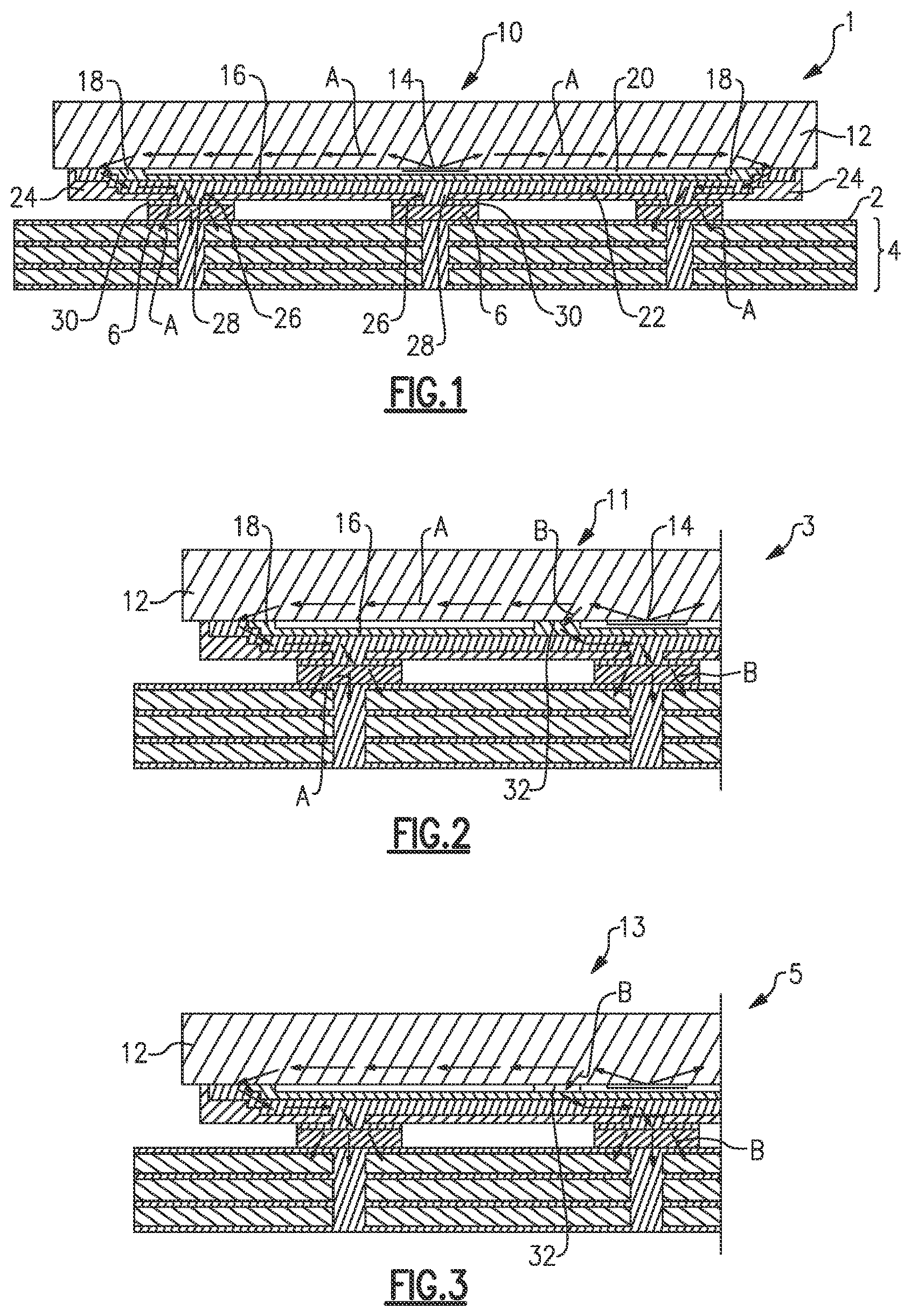 Patent US12562711 — Wafer level package having enhanced thermal dissipation — Figure 1