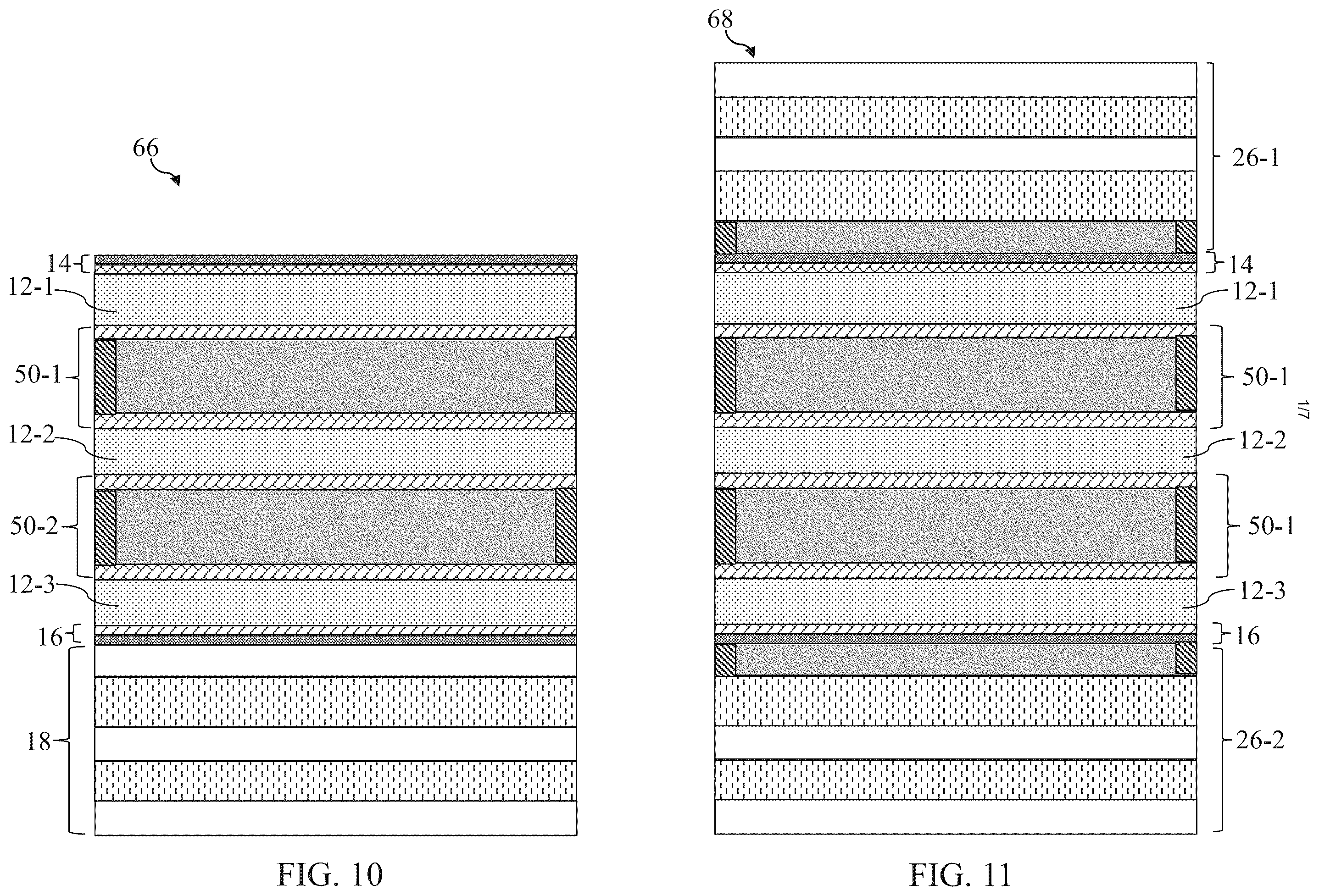Patent US12562713 Figure 7 – Acoustic resonator structure with improved temperature coefficient of frequency (TCF)