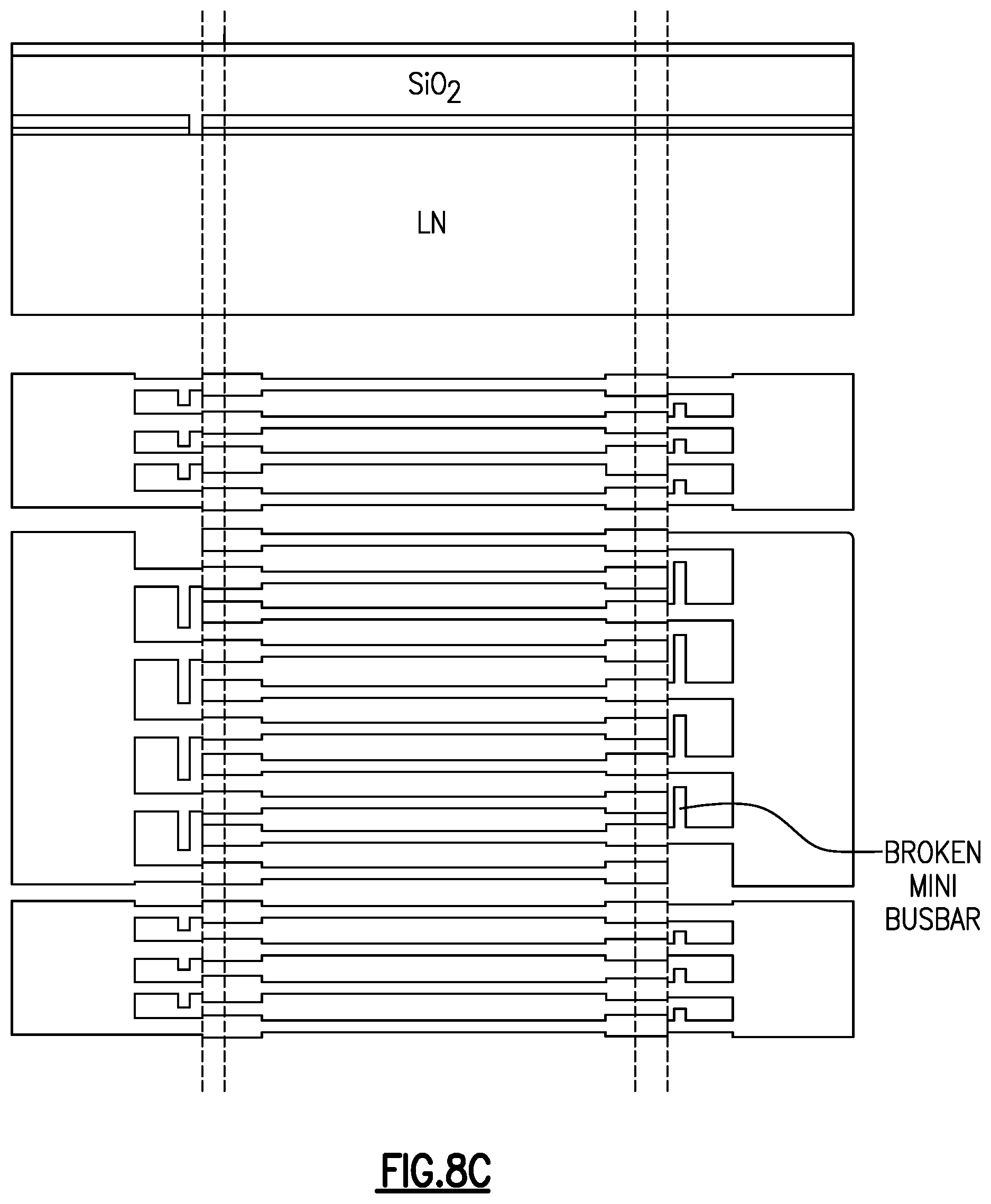 Patent US12562715 Figure 15 – Small sized acoustic wave device with partially different interdigital transducer electrode thicknesses