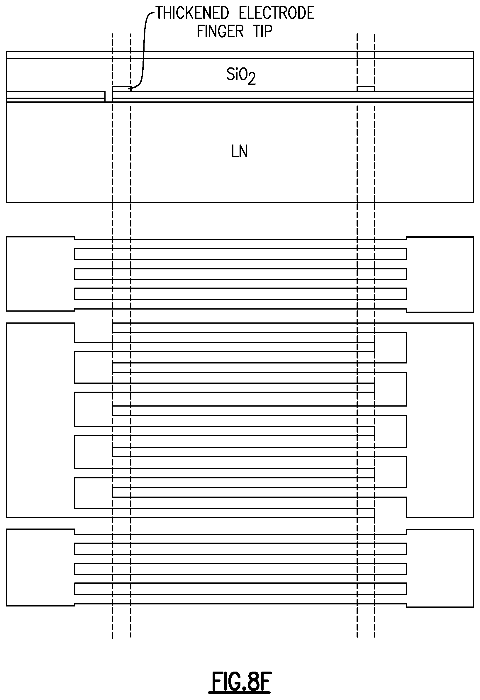Patent US12562715 Figure 18 – Small sized acoustic wave device with partially different interdigital transducer electrode thicknesses
