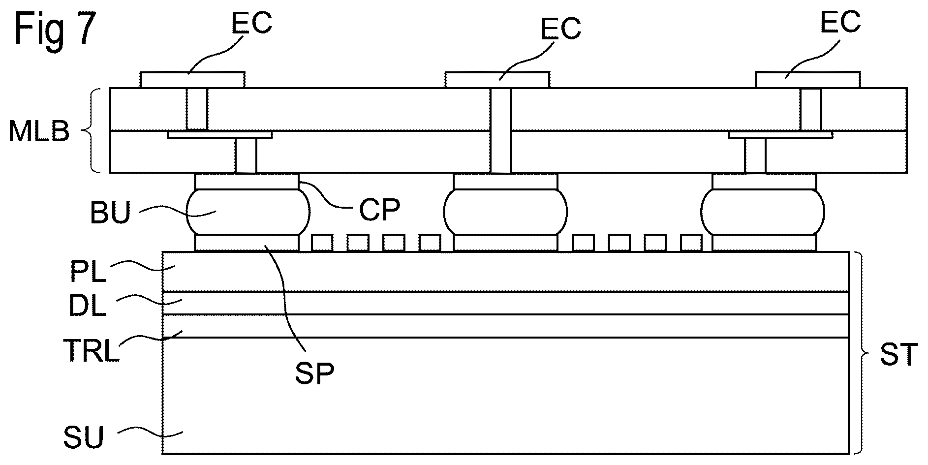 Patent US12562716 Figure 3 – Single substrate multiplexer