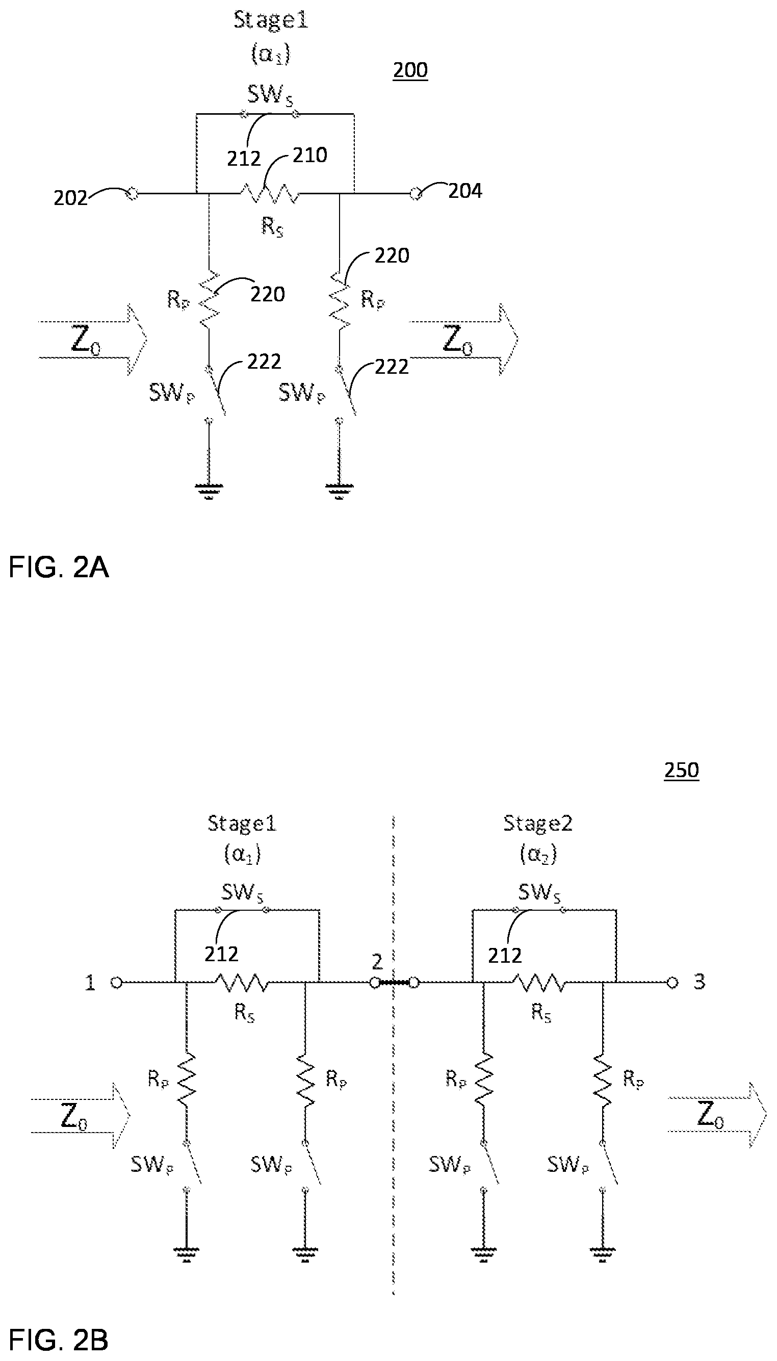 Patent US12562717 Figure 2 – Multi-gain-step digital step attenuator