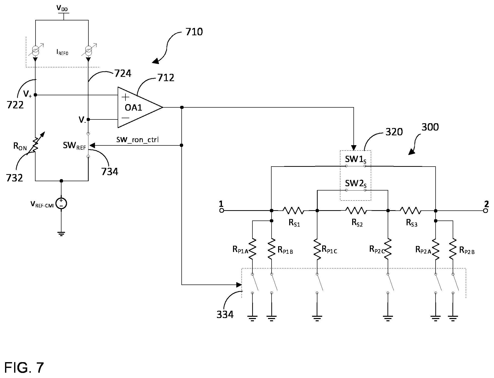 Patent US12562717 Figure 11 – Multi-gain-step digital step attenuator
