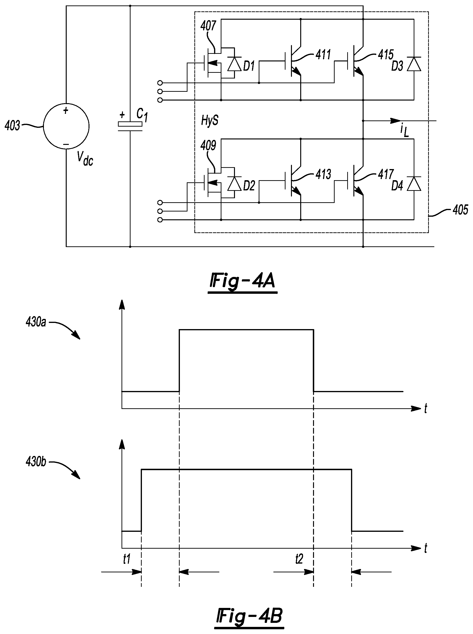 Patent US12562727 Figure 4 – Variable slew-rate current source gate drivers for hybrid power modules