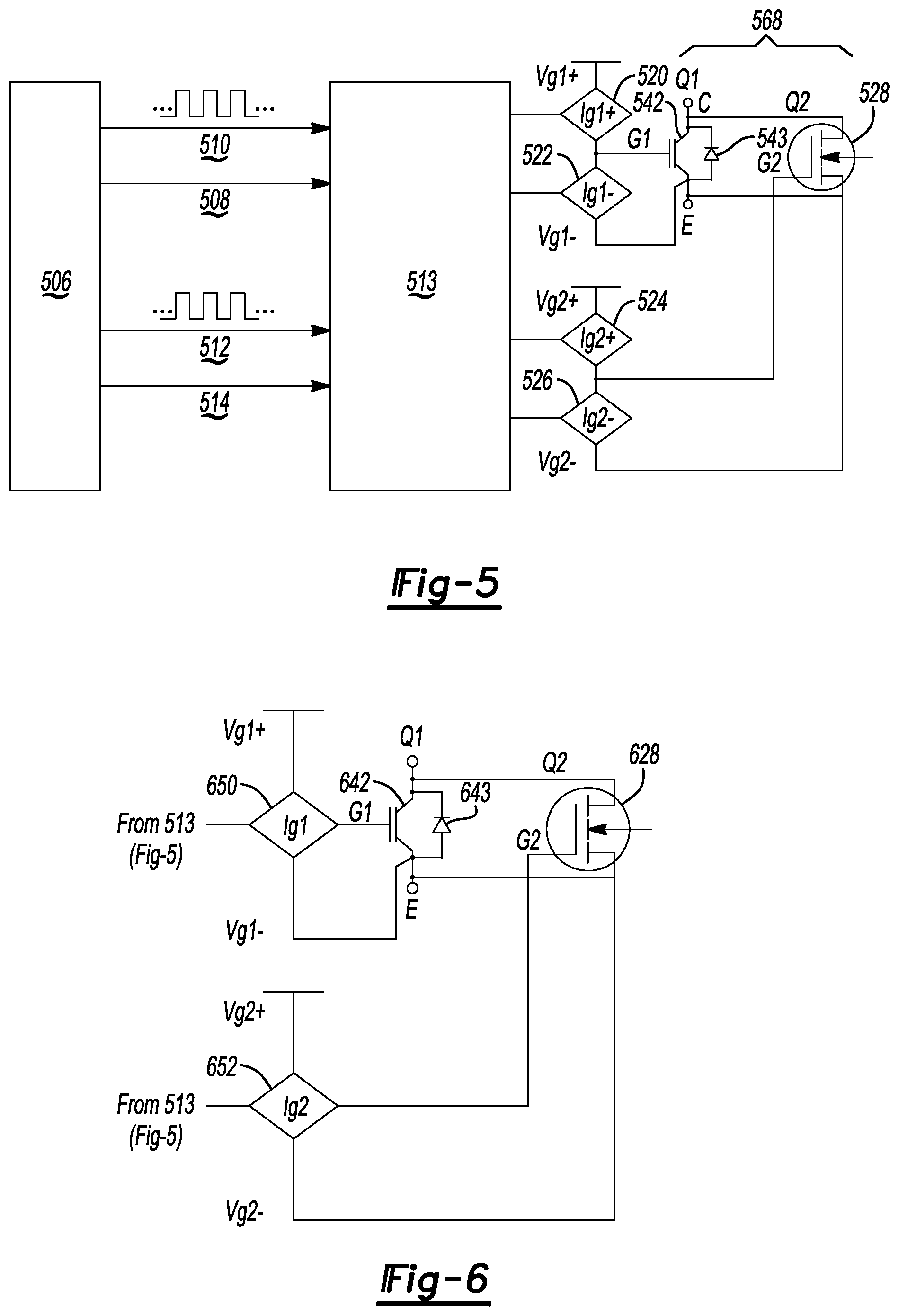 Patent US12562727 Figure 5 – Variable slew-rate current source gate drivers for hybrid power modules