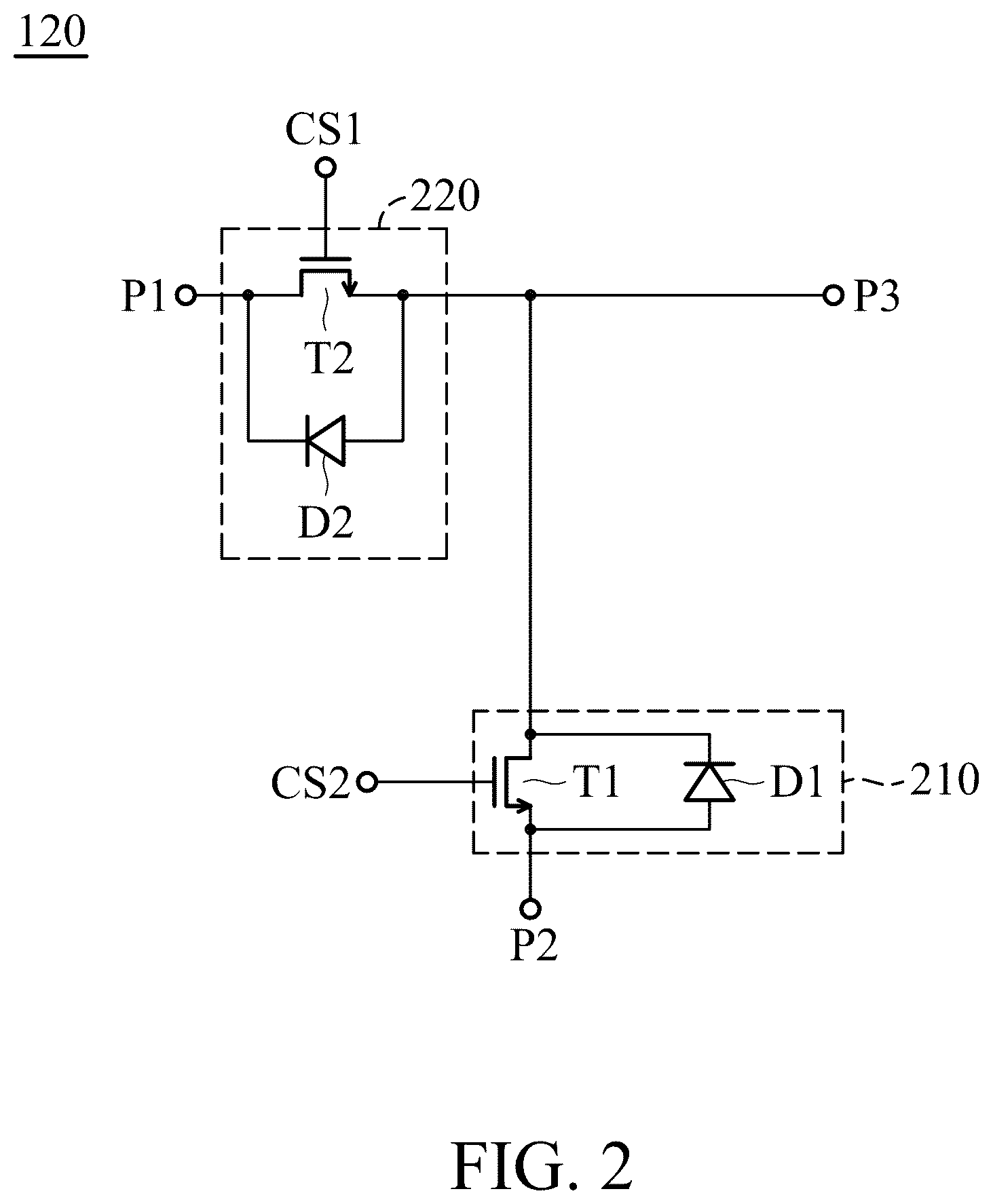 Patent US12562730 Figure 2 – Switch device and operation method thereof