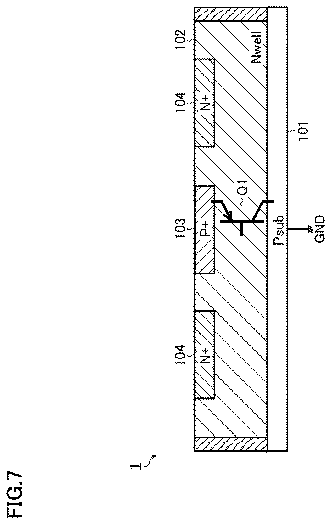 Patent US12562732 Figure 7 – Switching device, electronic device, and vehicle
