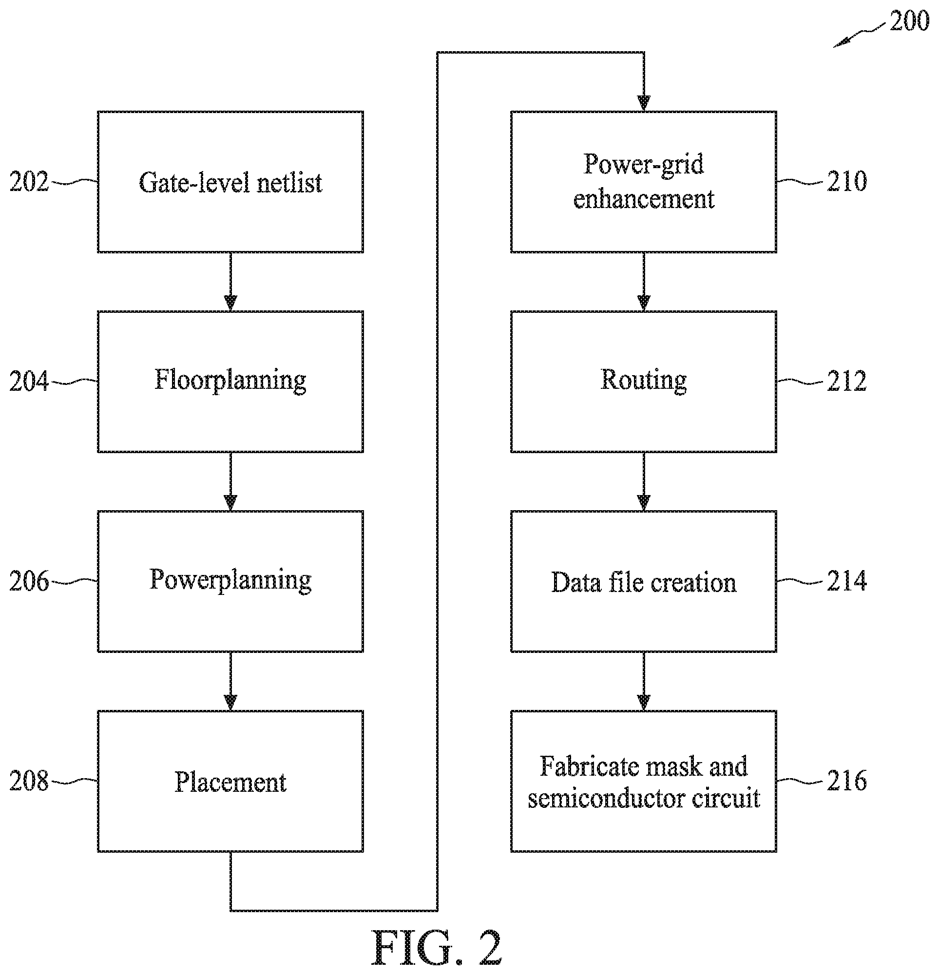 Patent US12562734 Figure 2 – Power switch circuit, IC structure of power switch circuit, and method of forming IC structure