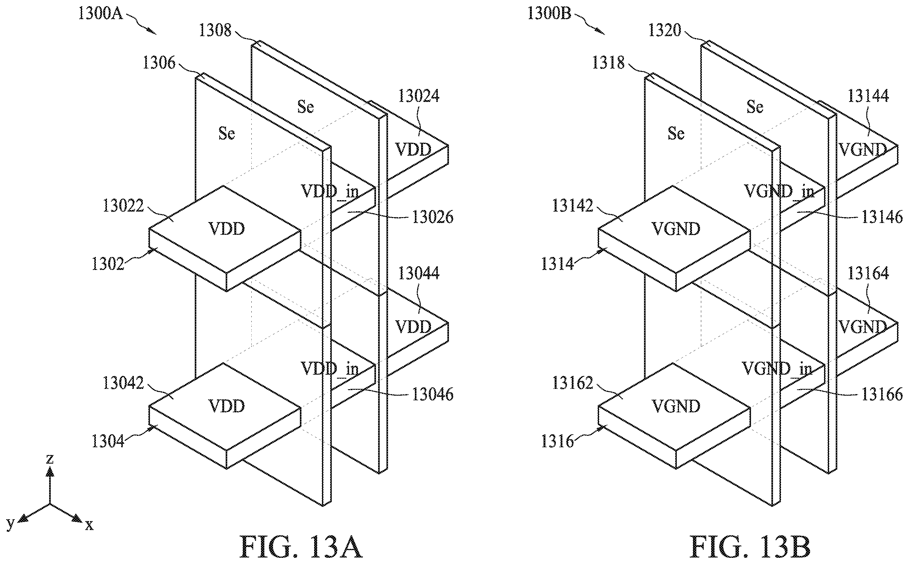 Patent US12562734 Figure 13 – Power switch circuit, IC structure of power switch circuit, and method of forming IC structure